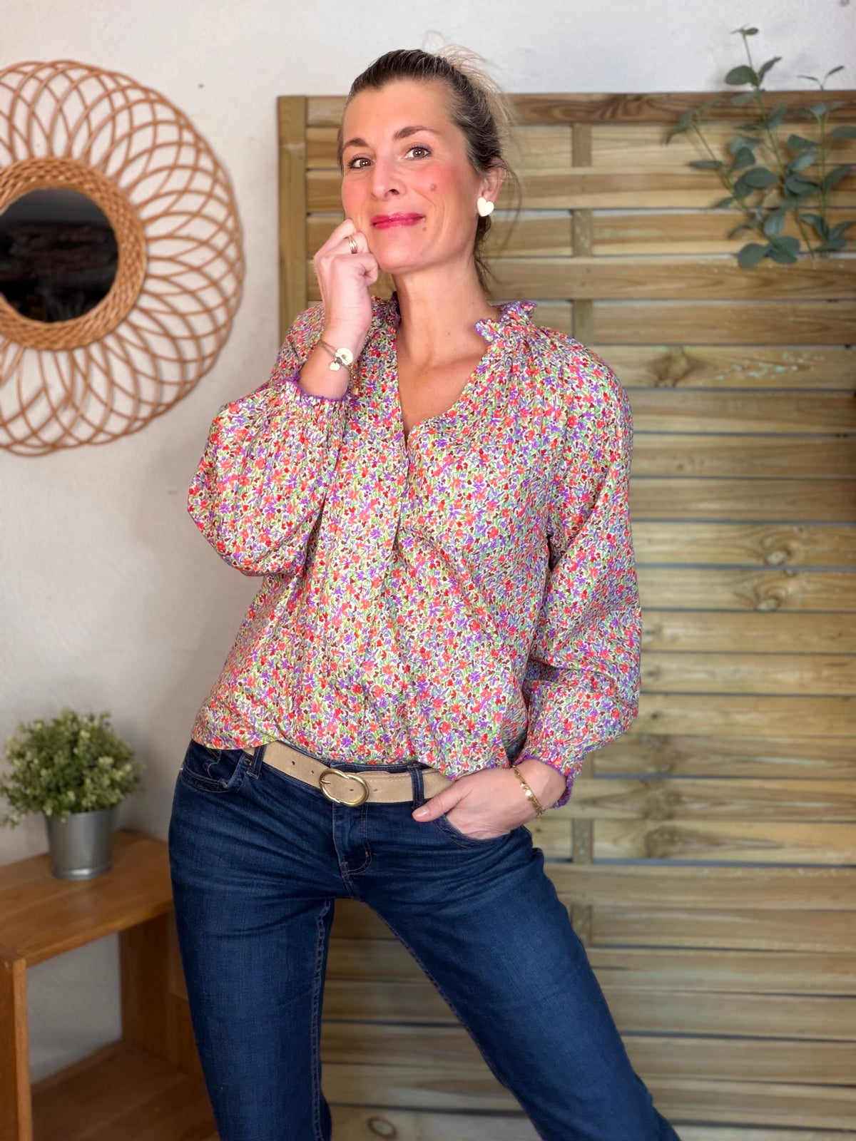 Chemise Liberty FLORA - FIN DE SÉRIE