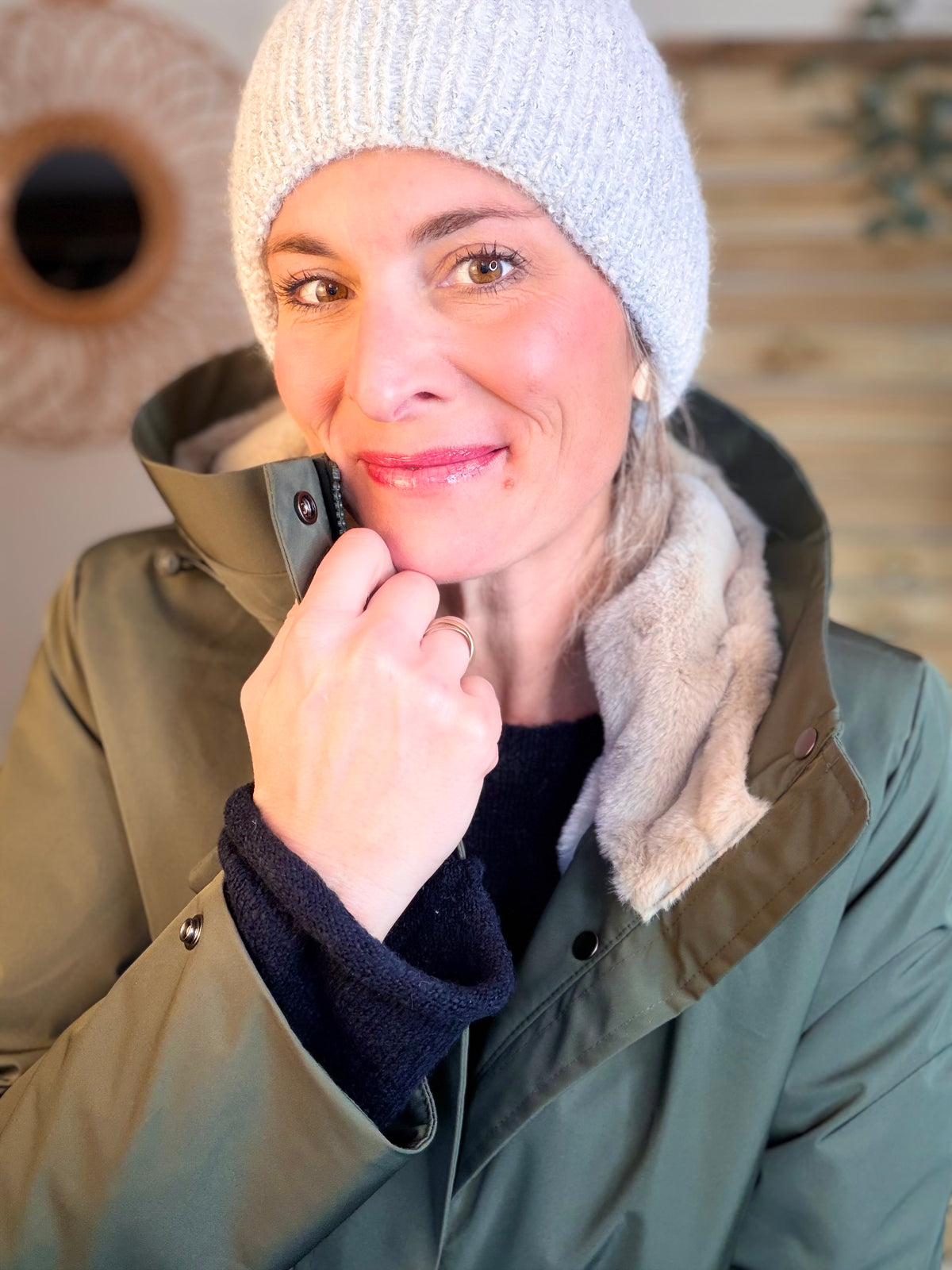 Bonnet en laine avec sequins ÉLOI - FIN DE SÉRIE