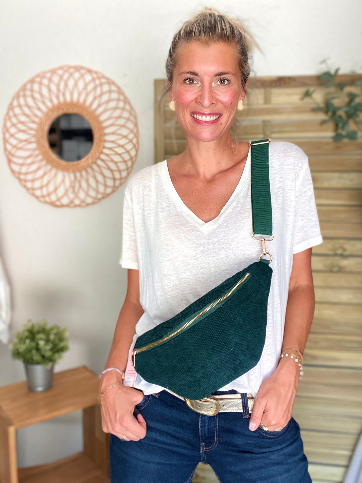Sac banane XL Ciao Boum - IVY - Vert sapin (20 coloris)