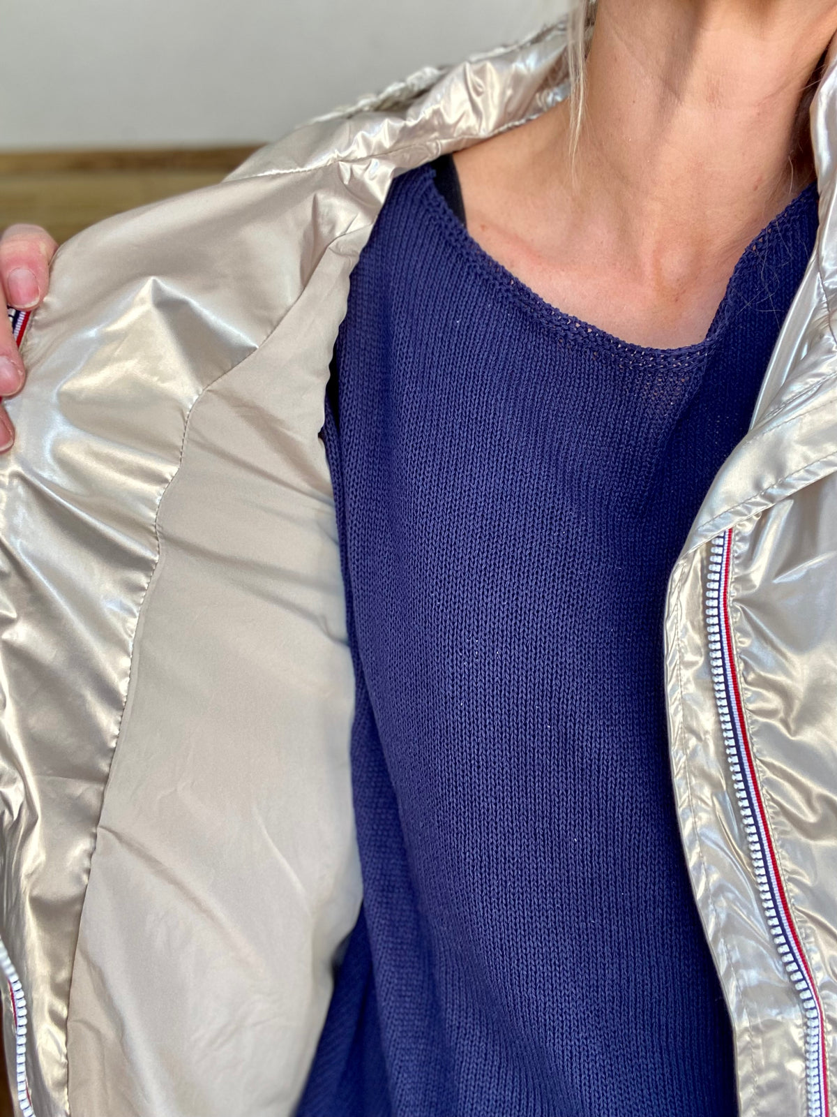Imperméable mi-saison doublé SOLINE LONG - Doré - LAURA JO - FIN DE SÉRIE