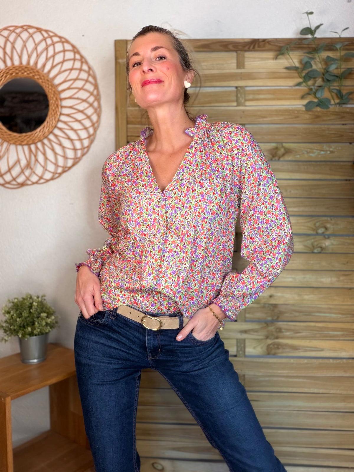 Chemise Liberty FLORA - FIN DE SÉRIE