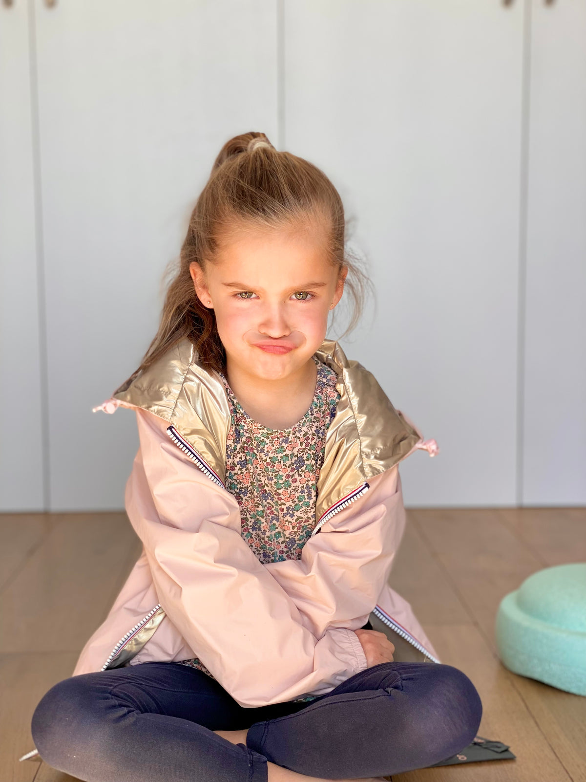 LAURA JO - Imperméable réversible léger GARANCE KIDS enfant (mixte) - Rose / Doré