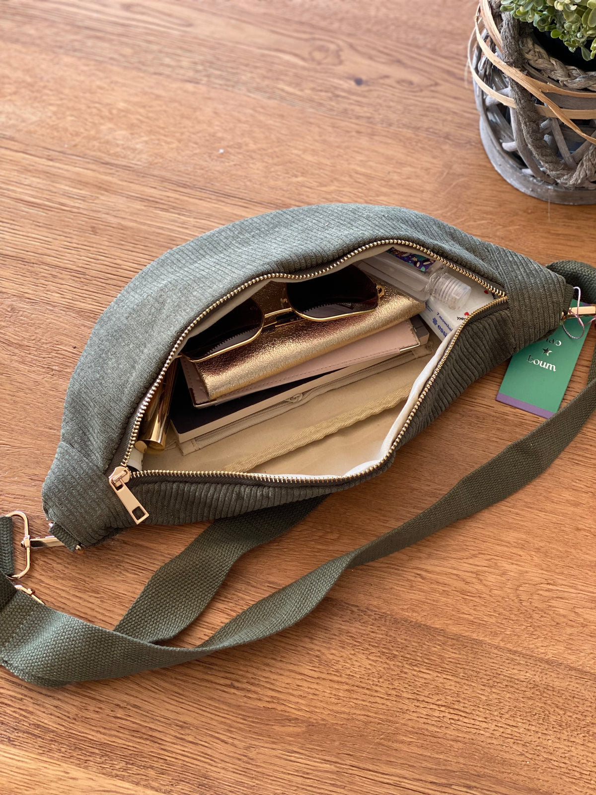 Sac banane XL velours Ciao Boum - IVY - Liberty