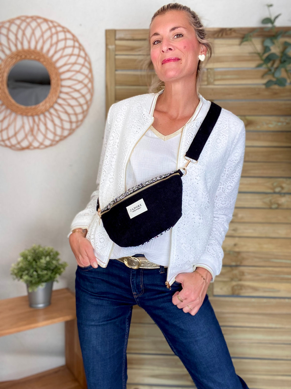 Veste bombers en crochet CLARANCE