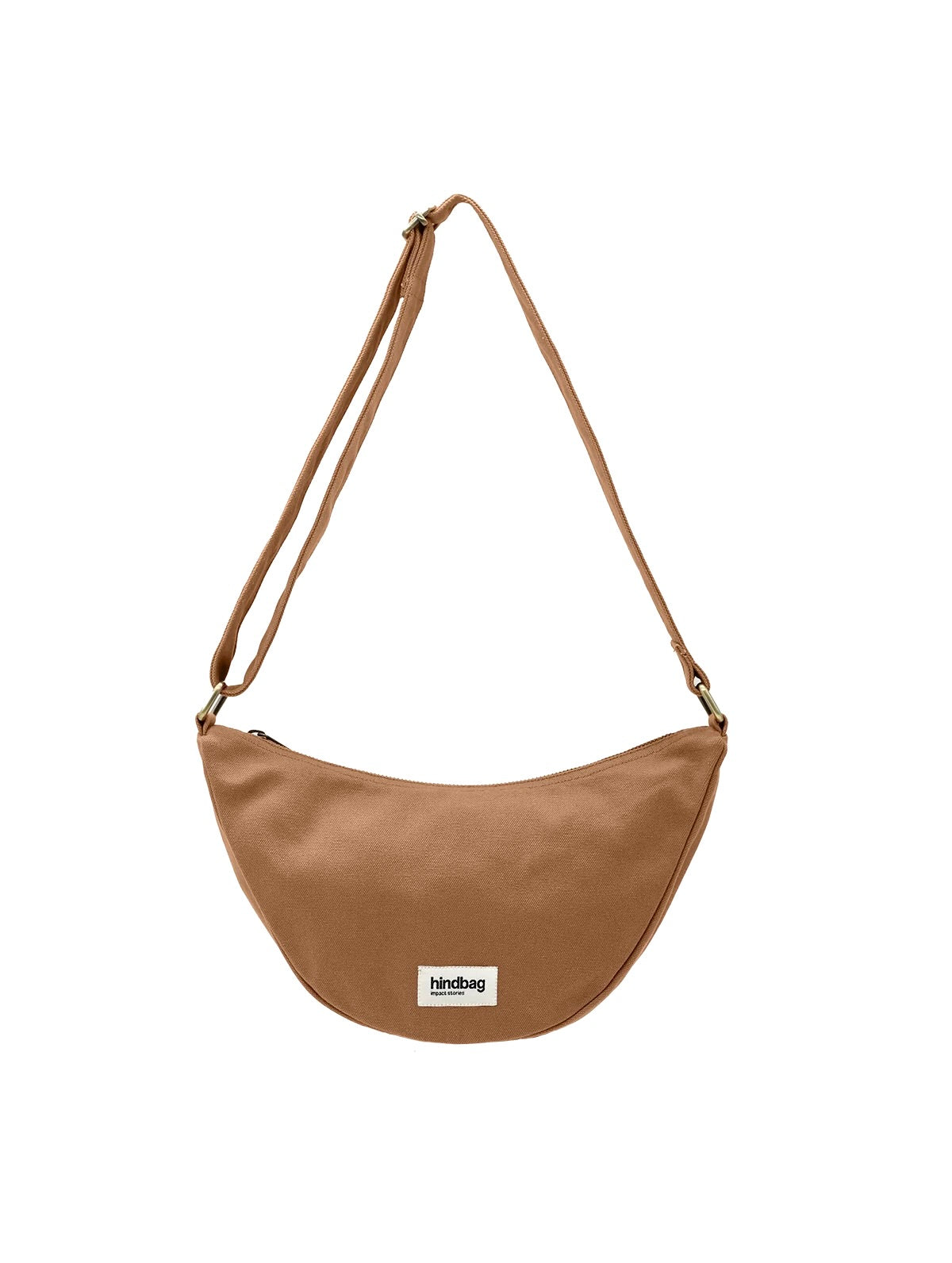 HINDBAG ANDRÉA - Sac banane demi-lune Cannelle