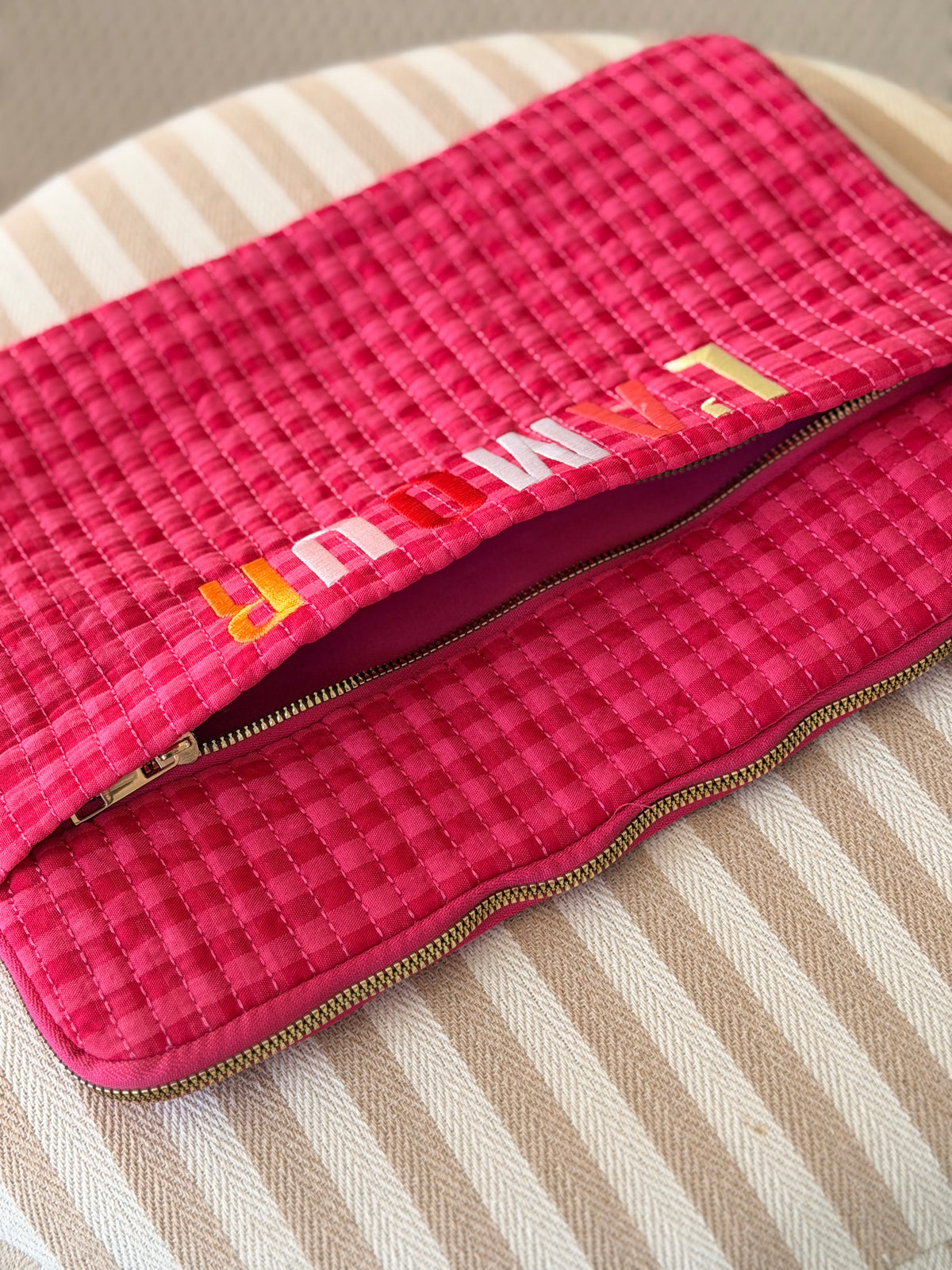 Pochette matelassée pour ordinateur 13´ L’AMOUR