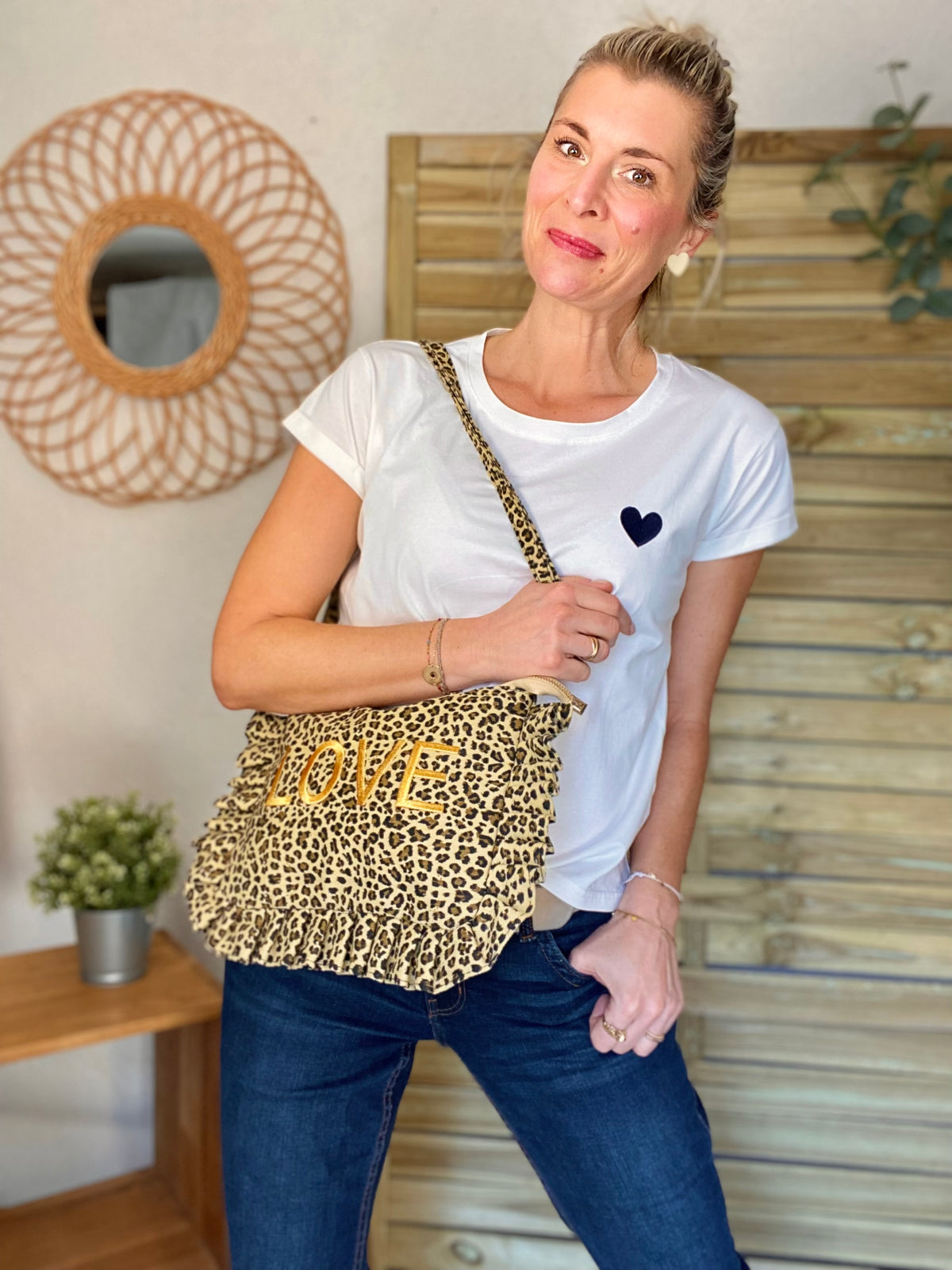 Sac-pochette LOVE (2 coloris)