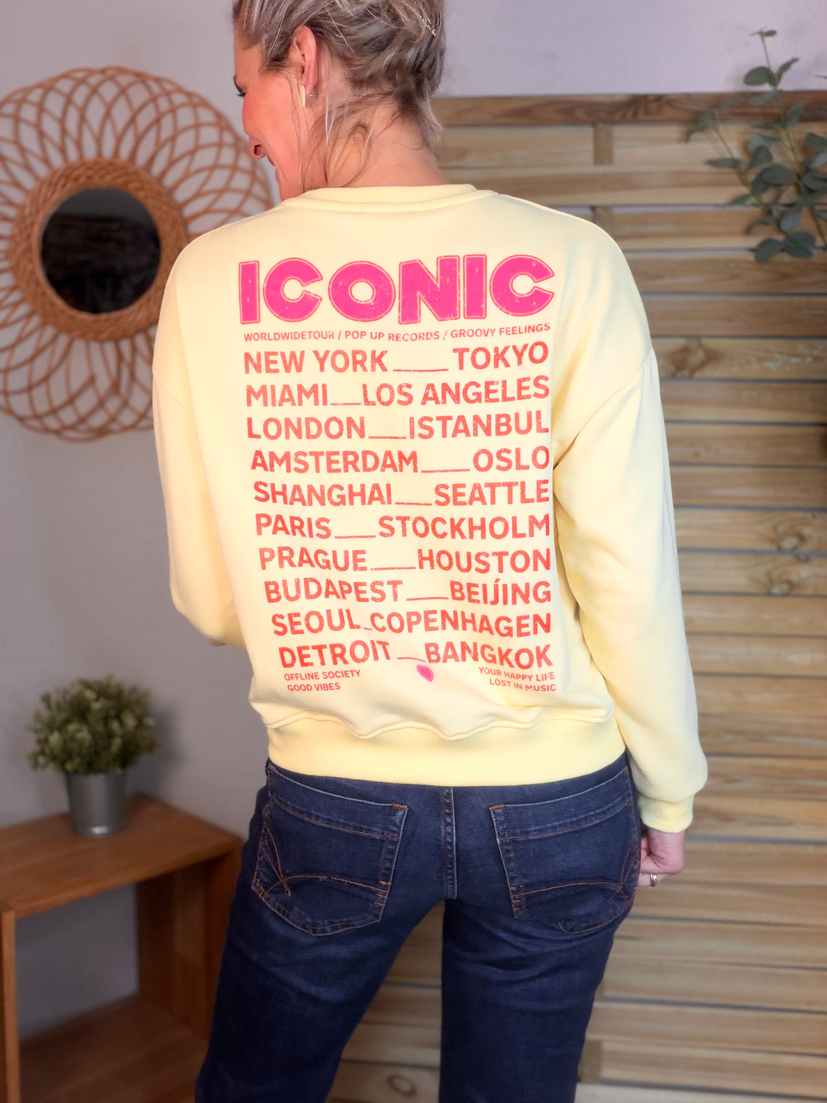 Sweat ICONIC COLINE - Jaune