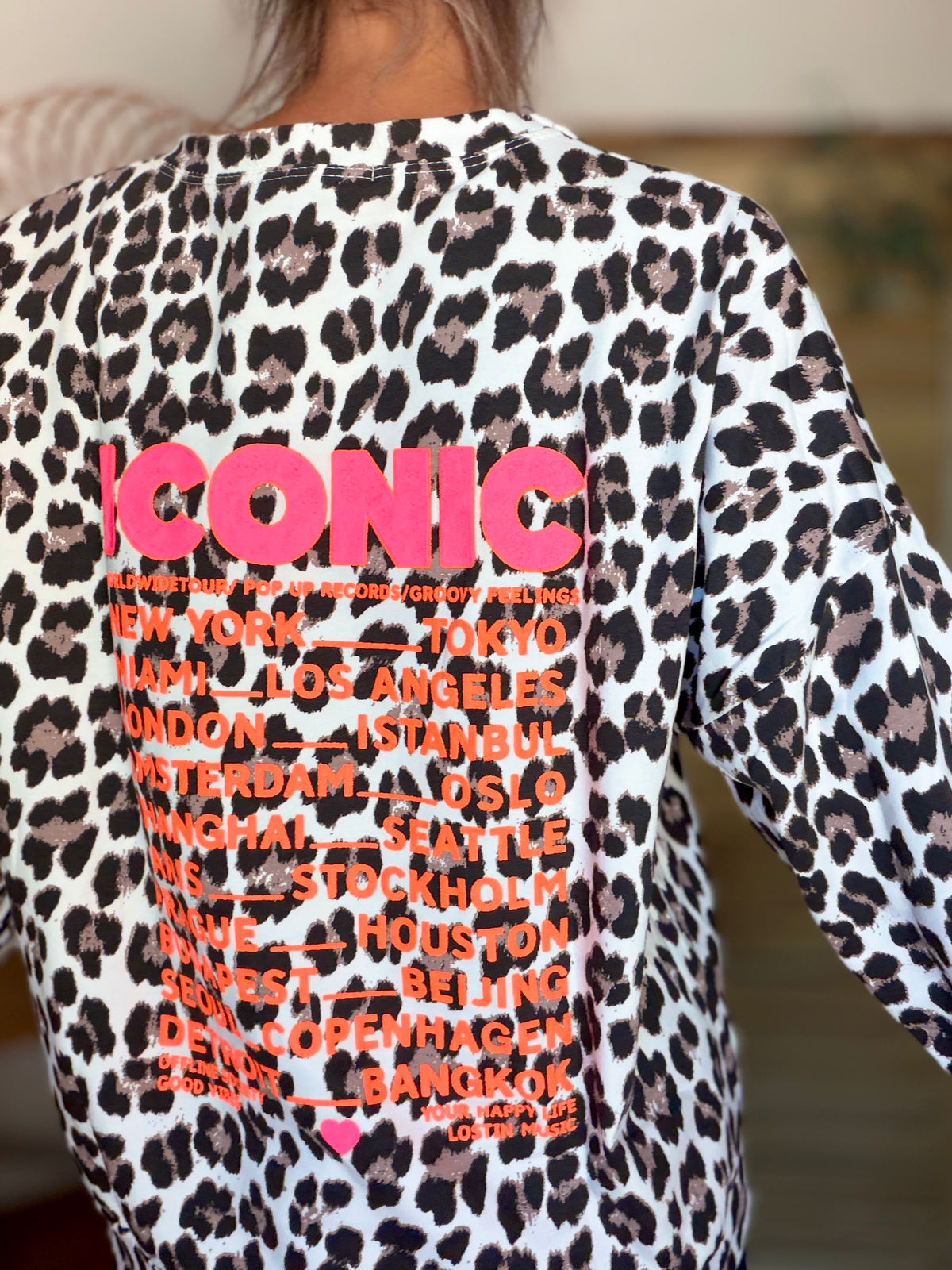 Sweat ICONIC léger 100% coton FAUSTINE Léo beige (taille 34 à 46)