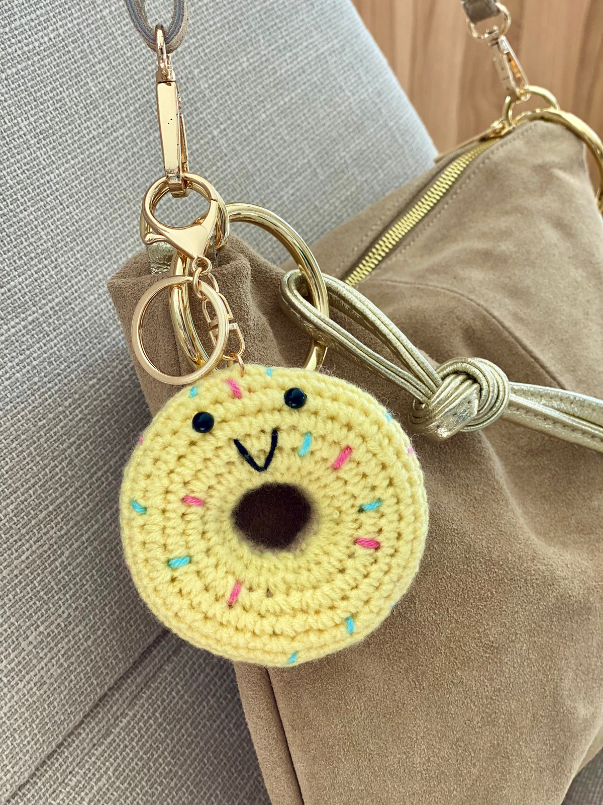 Porte-clefs Grigri en crochet ANATOLE