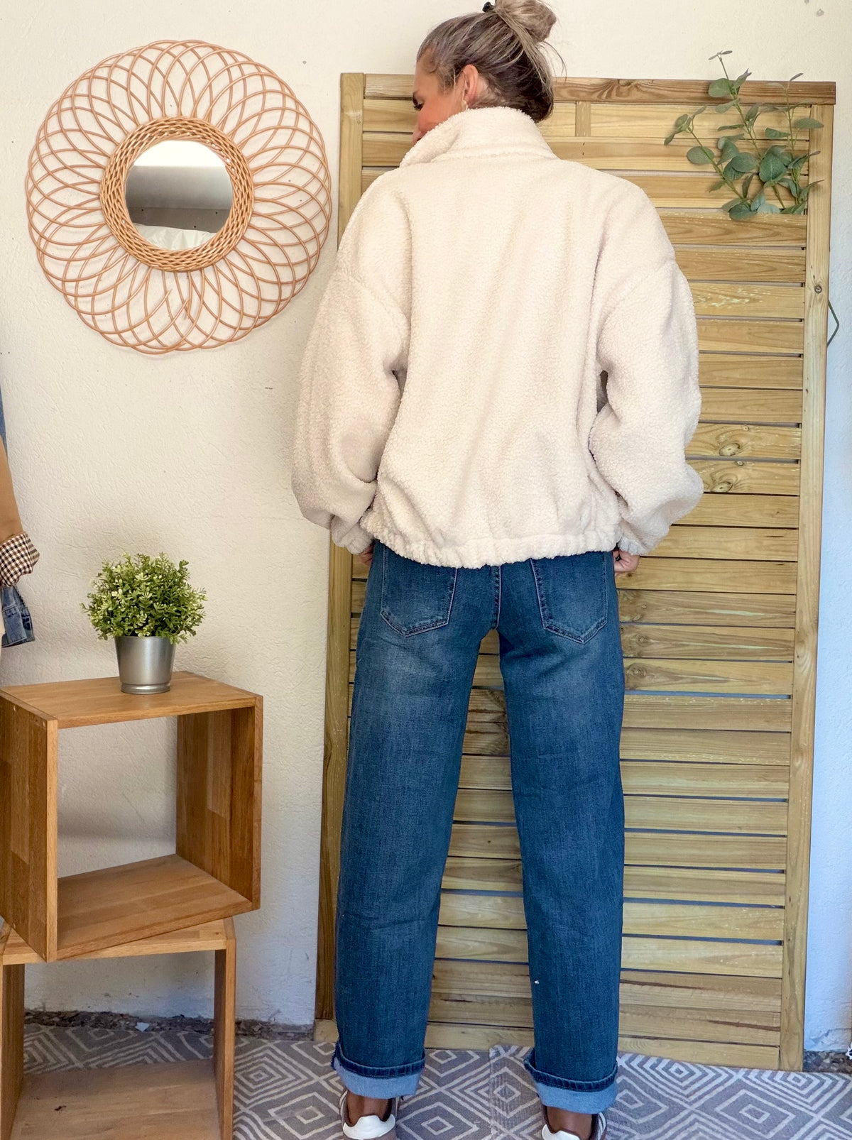 RÉASSORT PRÉVU DÉBUT NOVEMBRE • Pantalon Jean coupe barrel LÉON Bleu