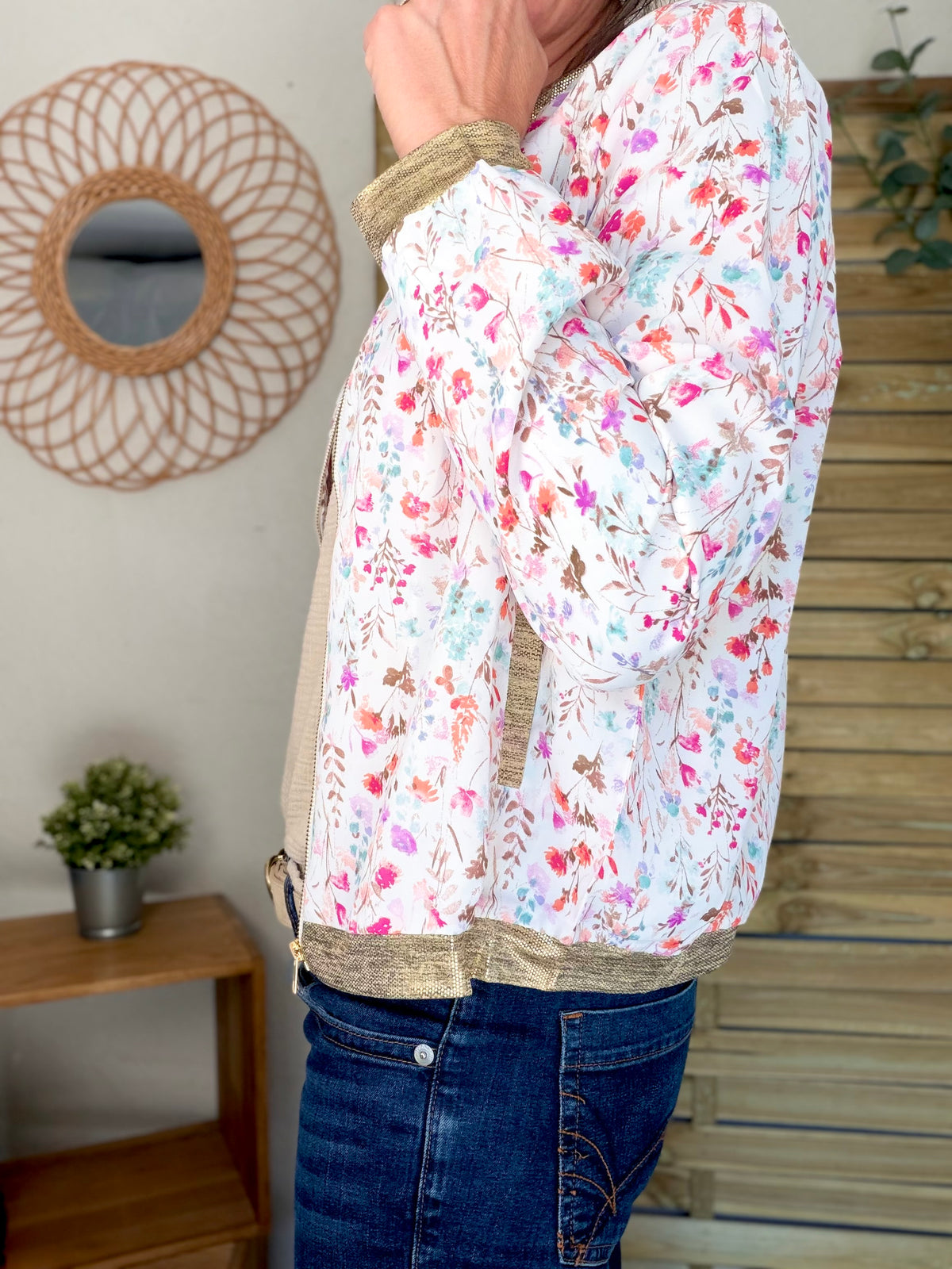 ⚡️ ARRIVAGE - Veste bombers fleurie MATHILDE