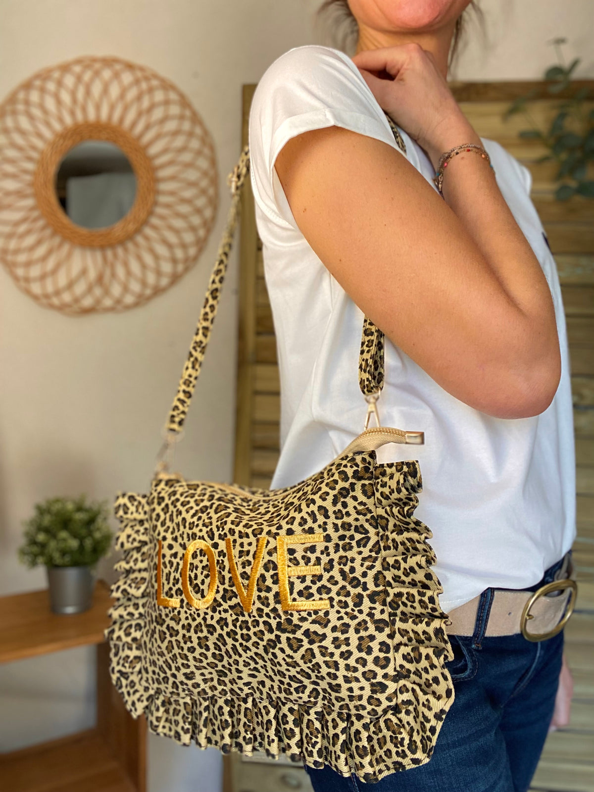 Sac-pochette LOVE (2 coloris)