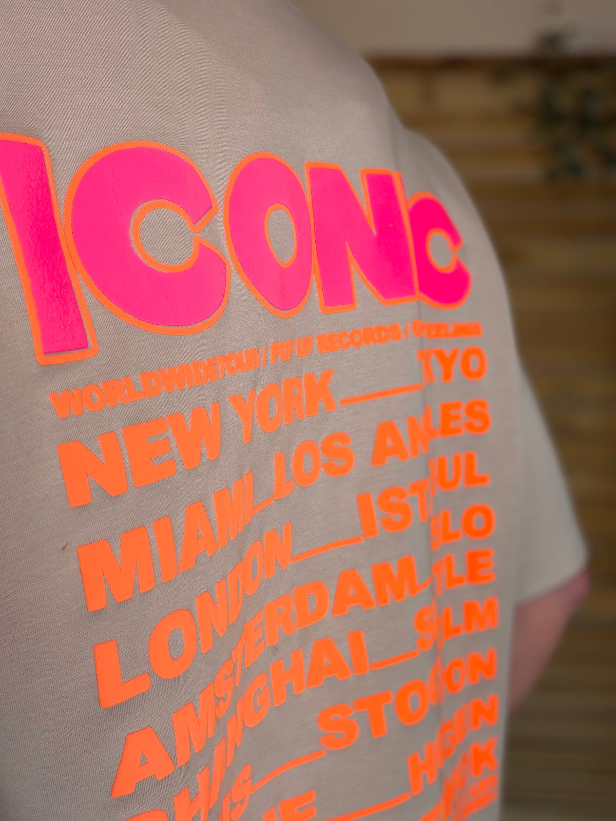 Tee shirt ICONIC matière sweat - THÉA Beige