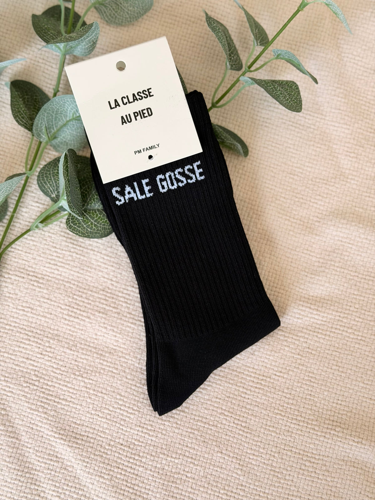 Chaussettes à message LA CLASSE AU PIED - ZACK