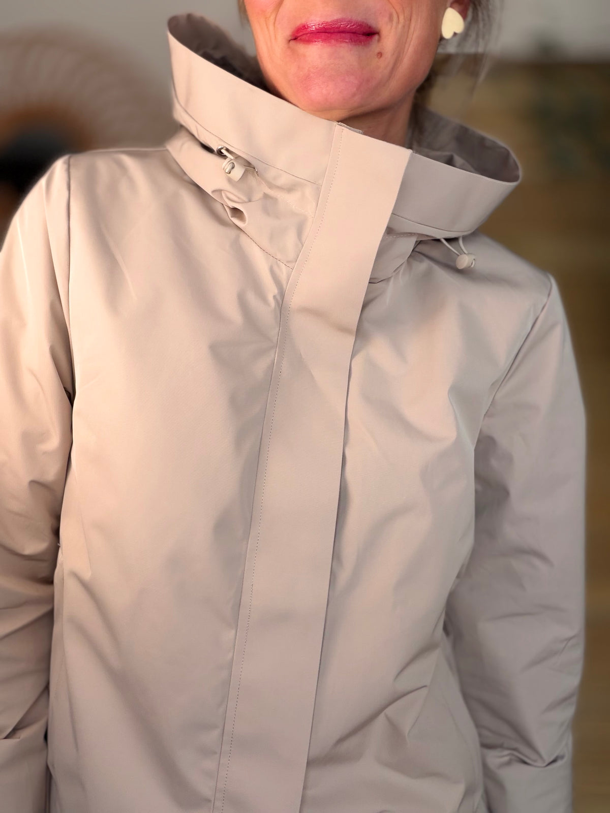 LAURA JO - Imperméable LAURENCE mi-long - Beige • DÉSTOCKAGE