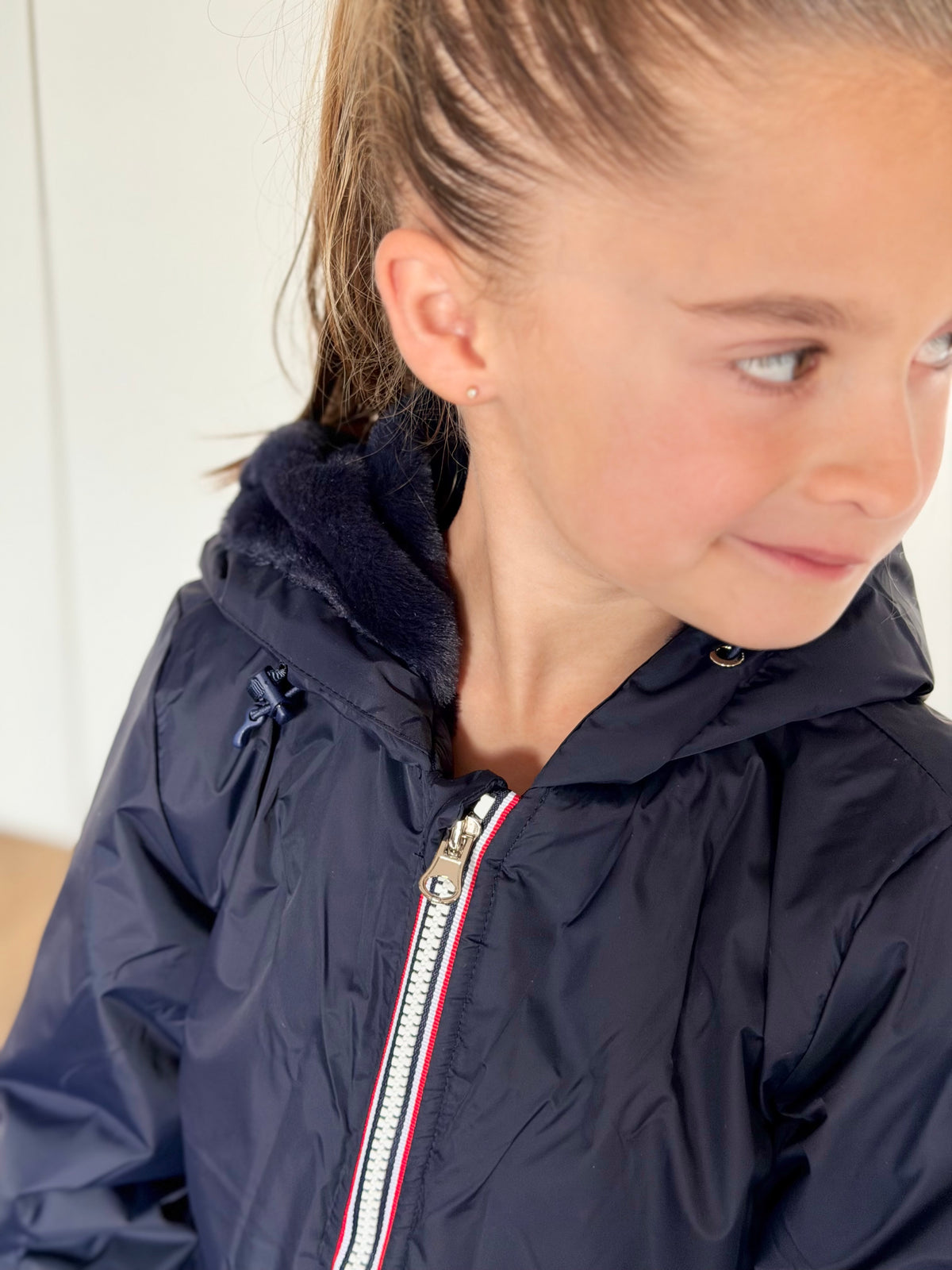 LAURA JO - Parka Imperméable mixte LOUIS.E KIDS fourré - Bleu marine
