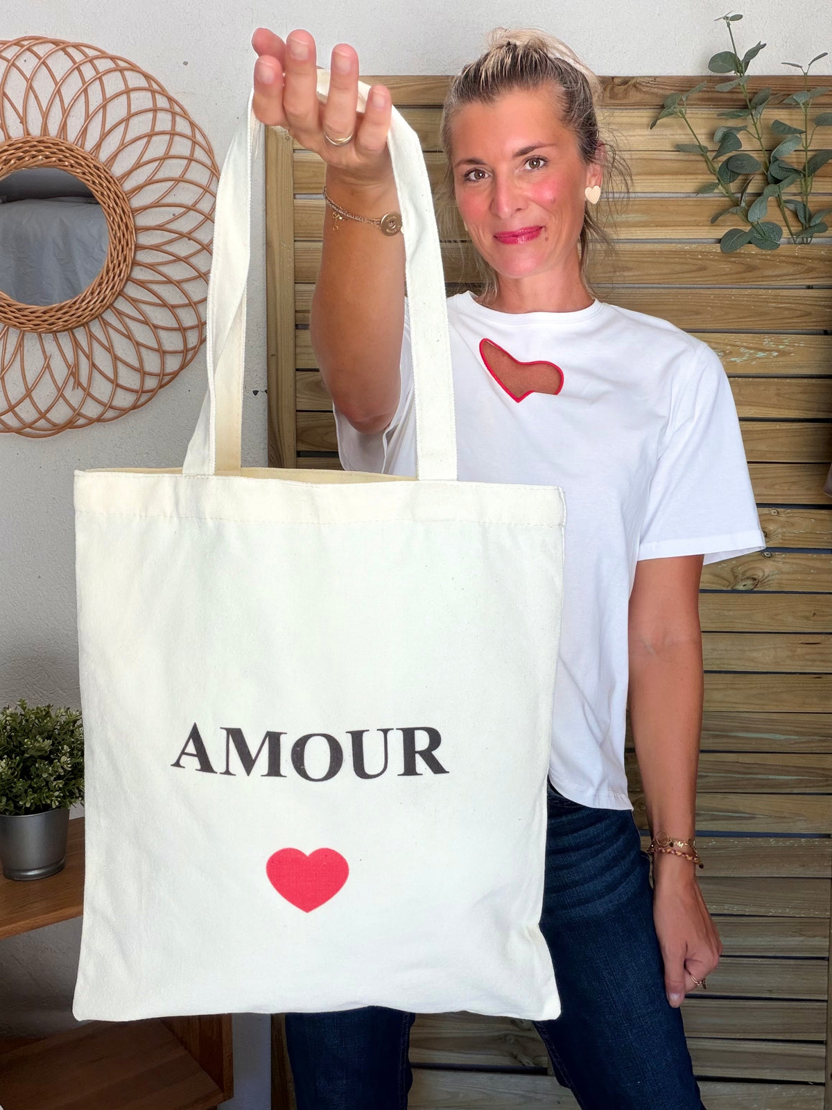 Tote bag LOLITA - AMOUR • BICHETTE • VIE EST BELLE