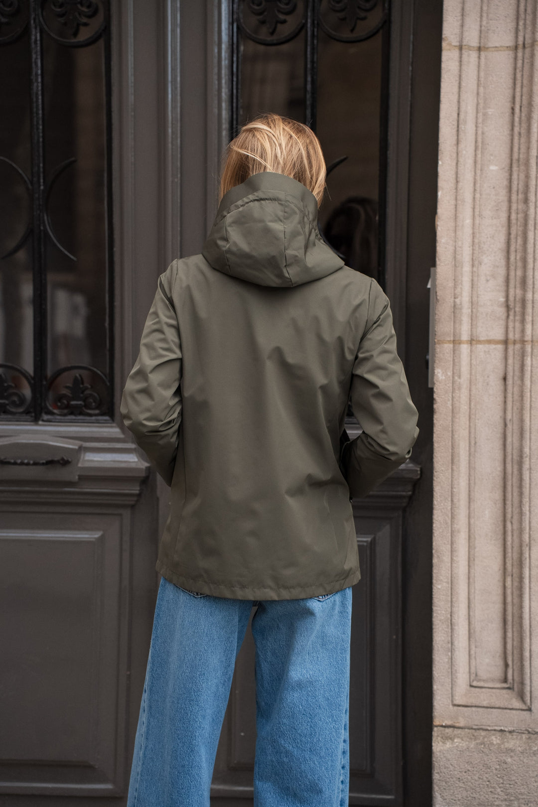LAURA JO - Imperméable LAURENCE mi-long - Kaki