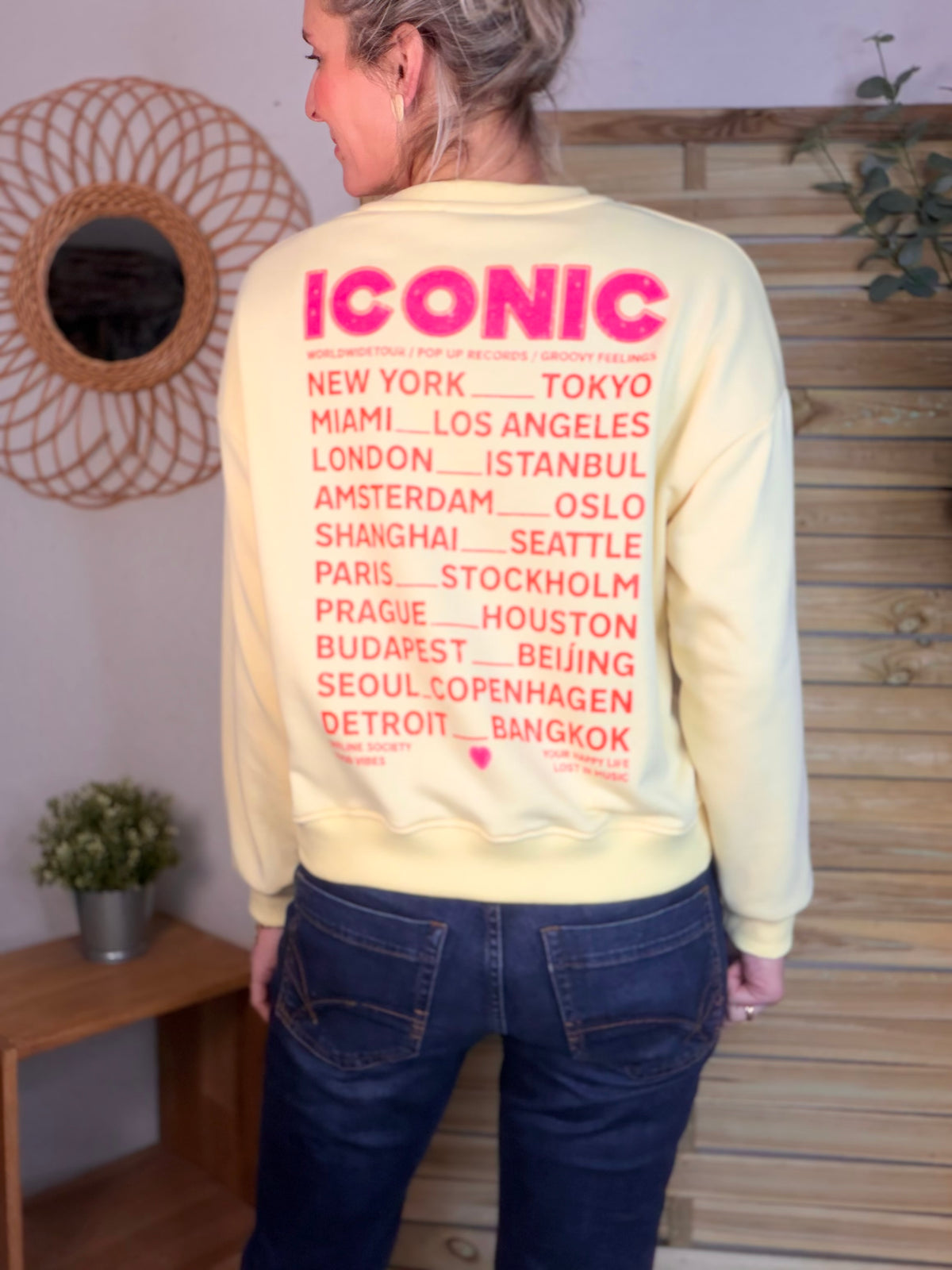 Sweat ICONIC COLINE - Jaune