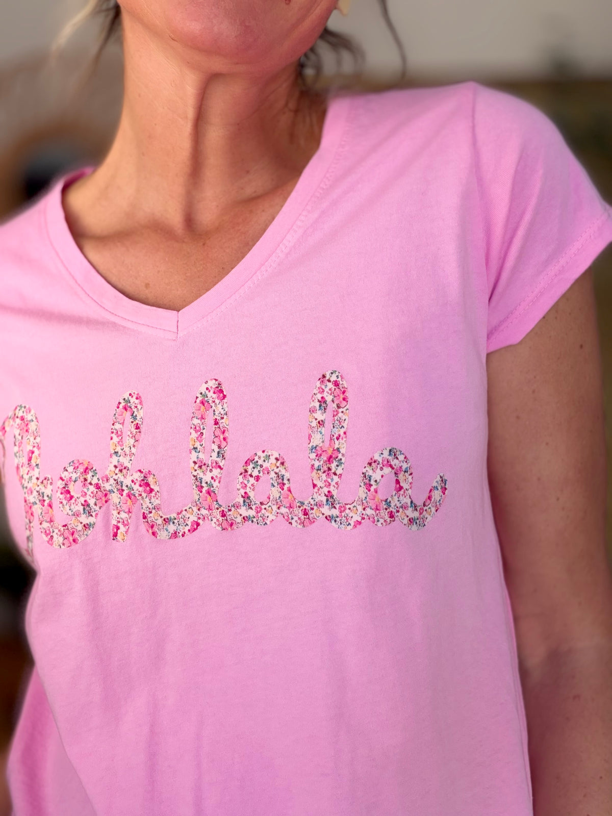 Tee shirt Ohlala Liberty VERA Rose - FIN DE SÉRIE