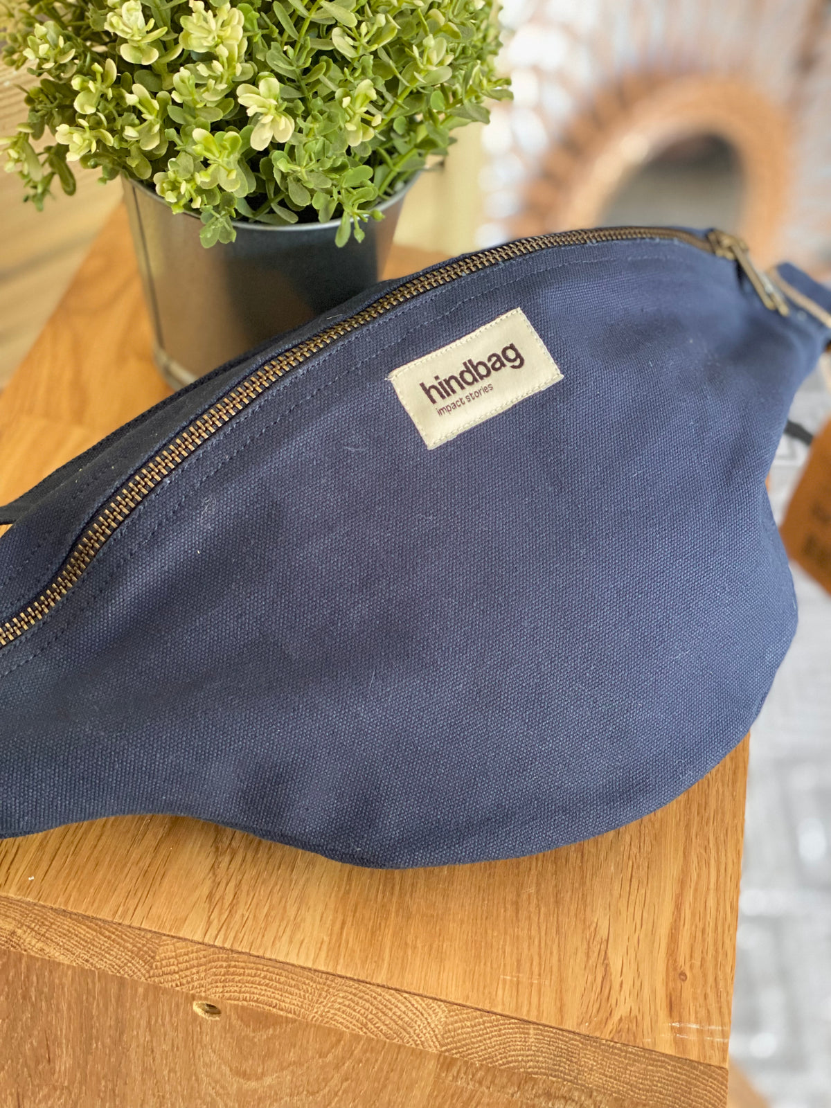 HINDBAG SASHA - Sac banane Navy