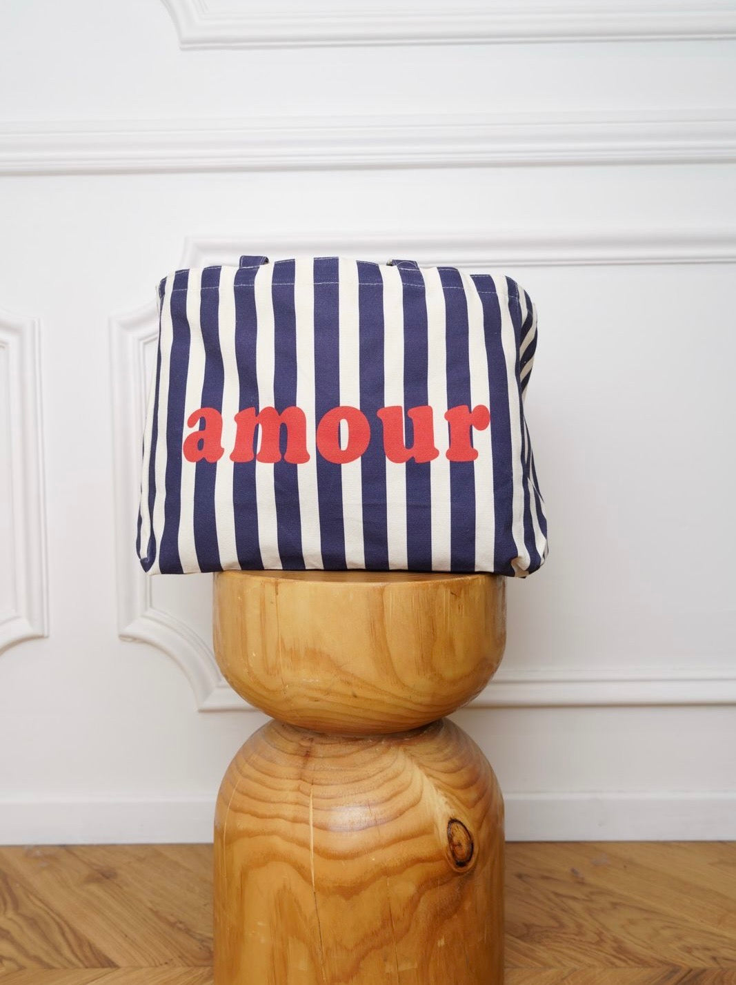 Grand cabas Tote bag rayé amour BELLY