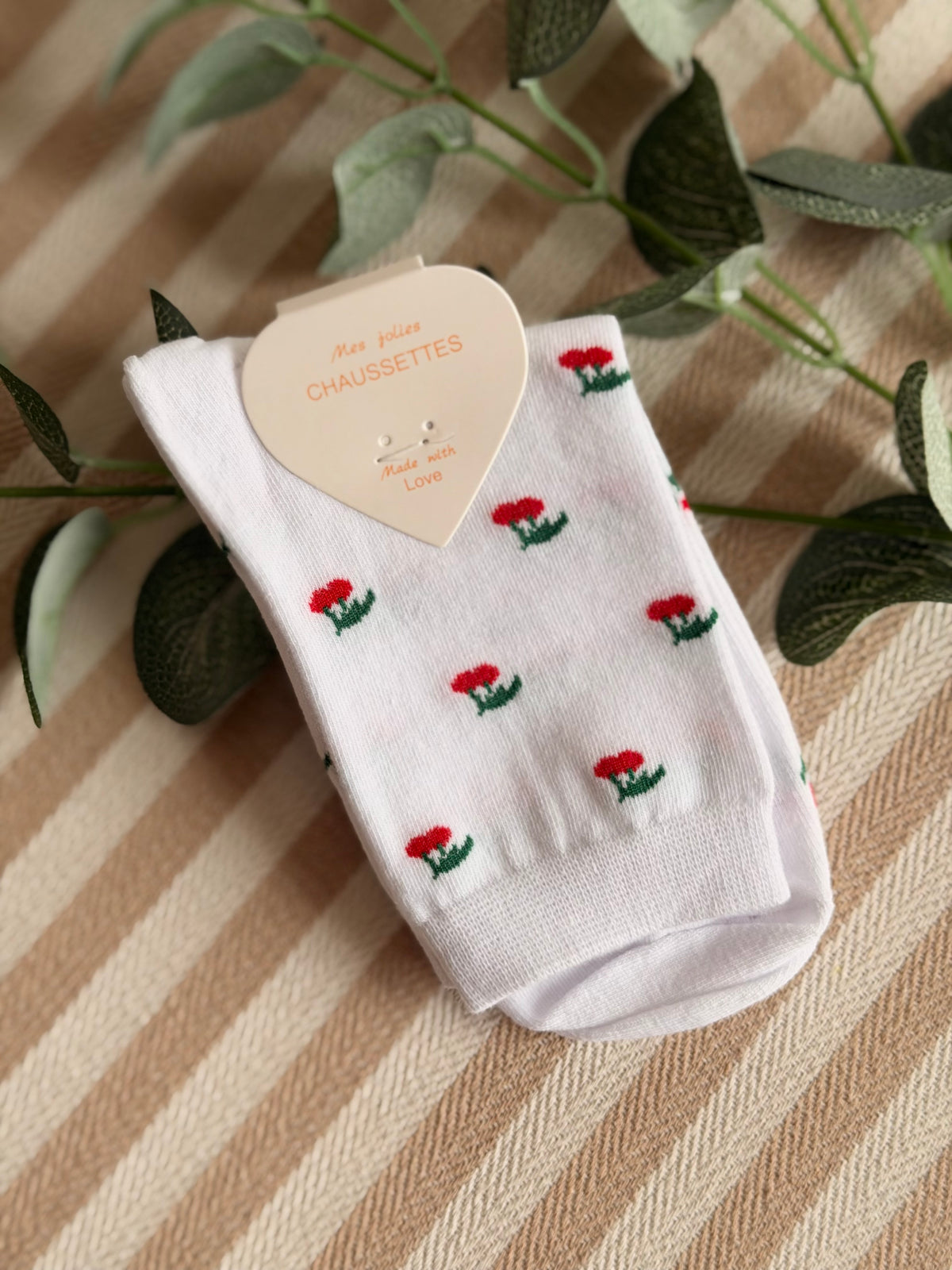 Chaussettes ZAZA - Motifs 🍋🍓🍒🍍💄