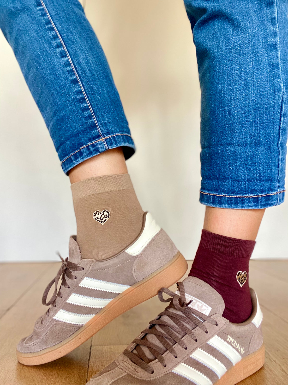 Chaussettes Coeur Léo 🐆 SANDY