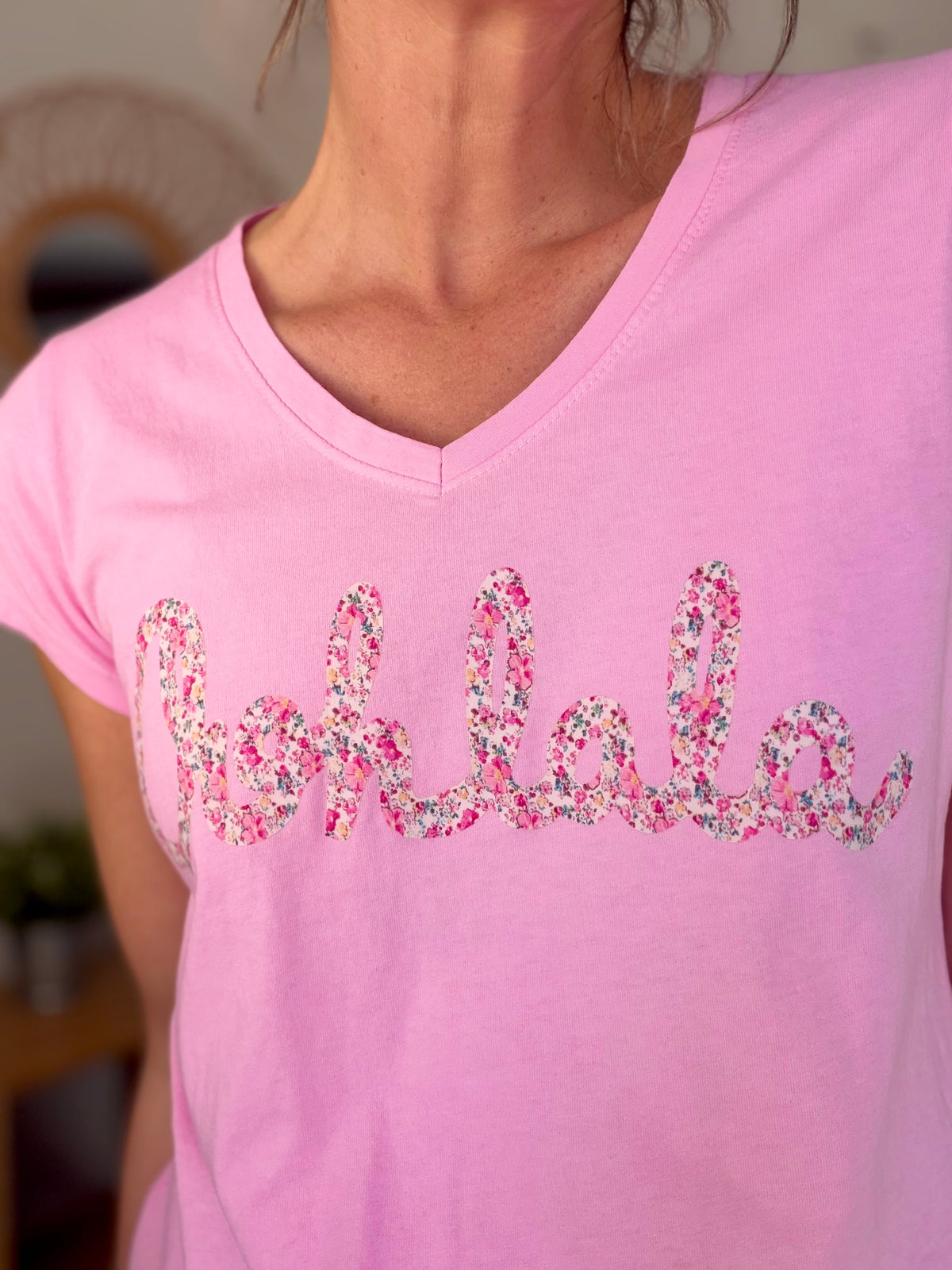Tee shirt Ohlala Liberty VERA Rose - FIN DE SÉRIE