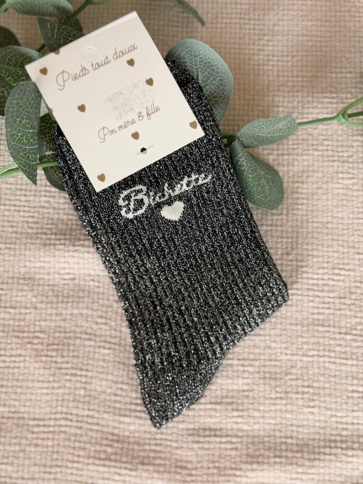 Chaussettes scintillantes glitter ZIA - Bichette • FIN DE SÉRIE