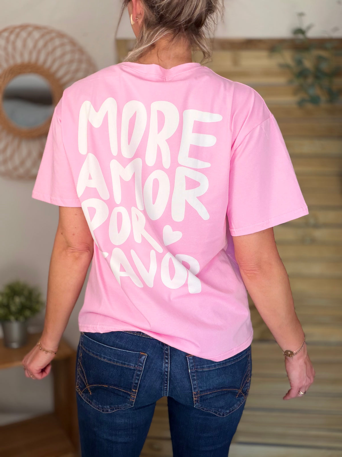 Tee shirt MORE AMOR POR FAVOR - RITA Rose - FIN DE SÉRIE