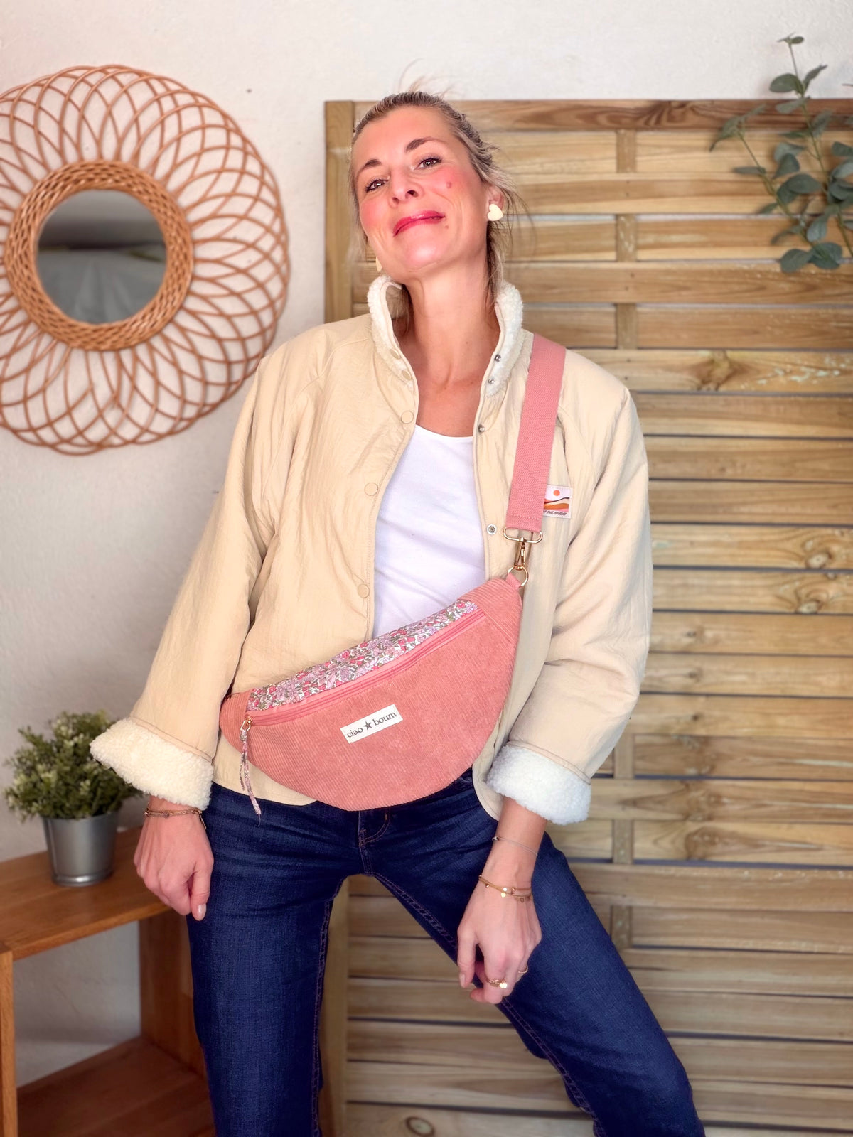 Sac banane Ciao Boum - IVY Liberty - Rose
