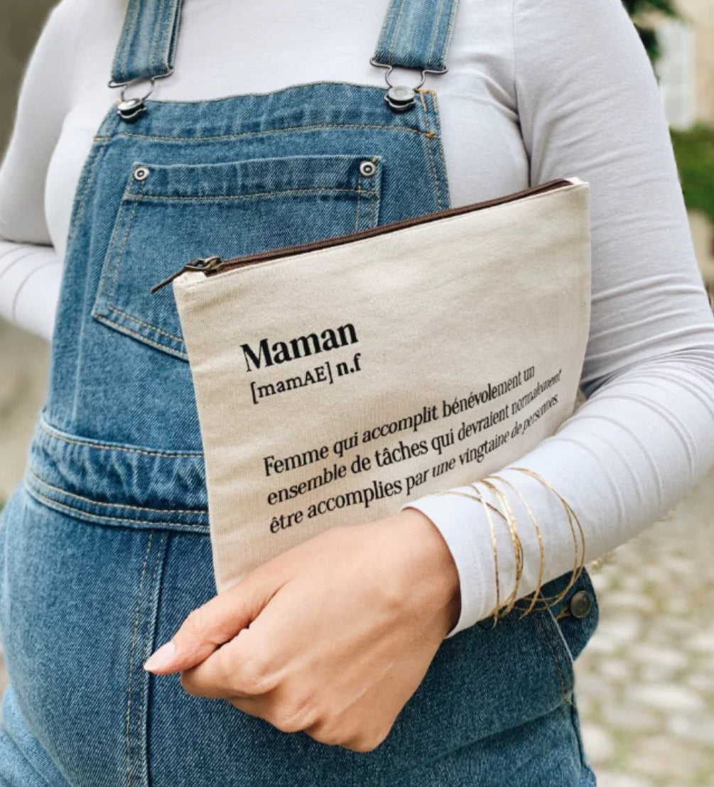 Pochette / Trousse MAMAN ou PAPA ou AMOUR - FAMILY IMPACT STORIES