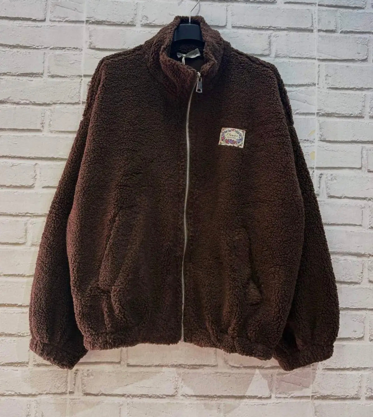 ⚡️ ARRIVAGE • Veste teddy Sherpa zippée LÉONIE Chocolat