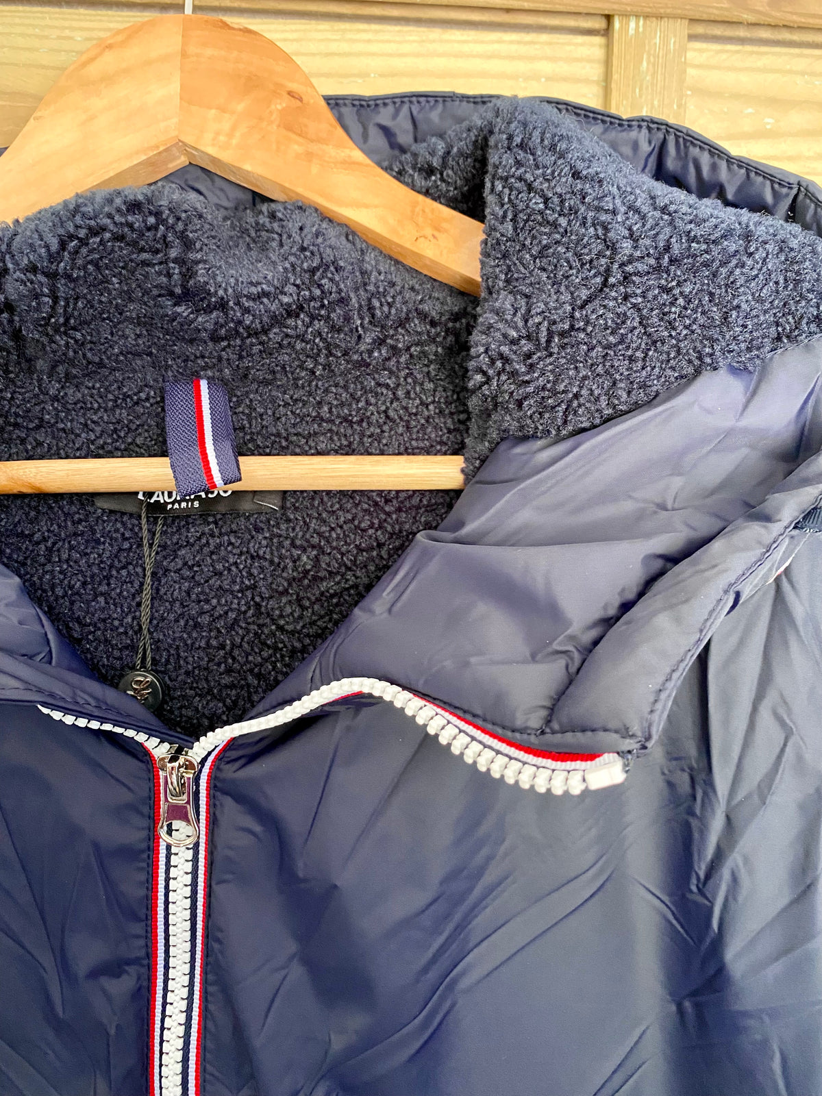 LAURA JO - Parka Imperméable Homme LOUIS* LONG sherpa Bleu marine