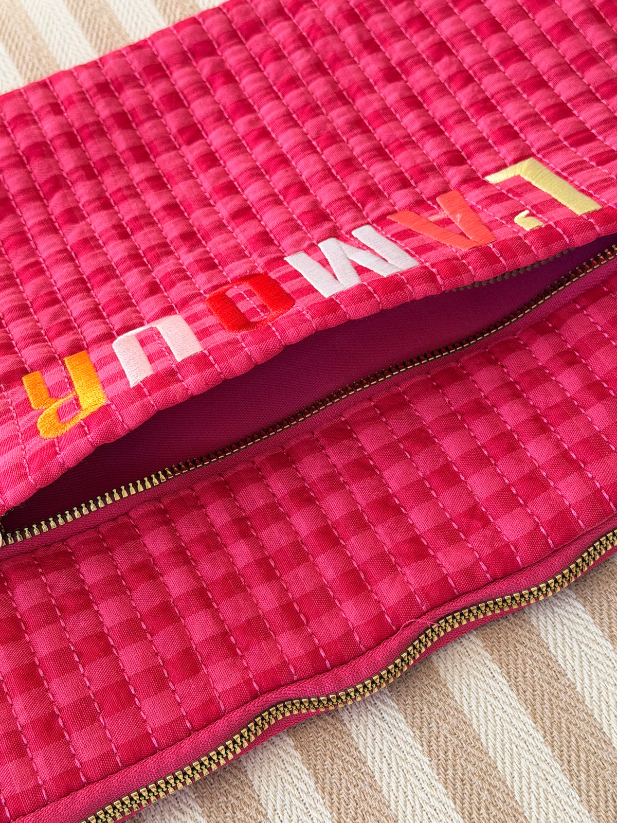 Pochette matelassée pour ordinateur 13´ L’AMOUR