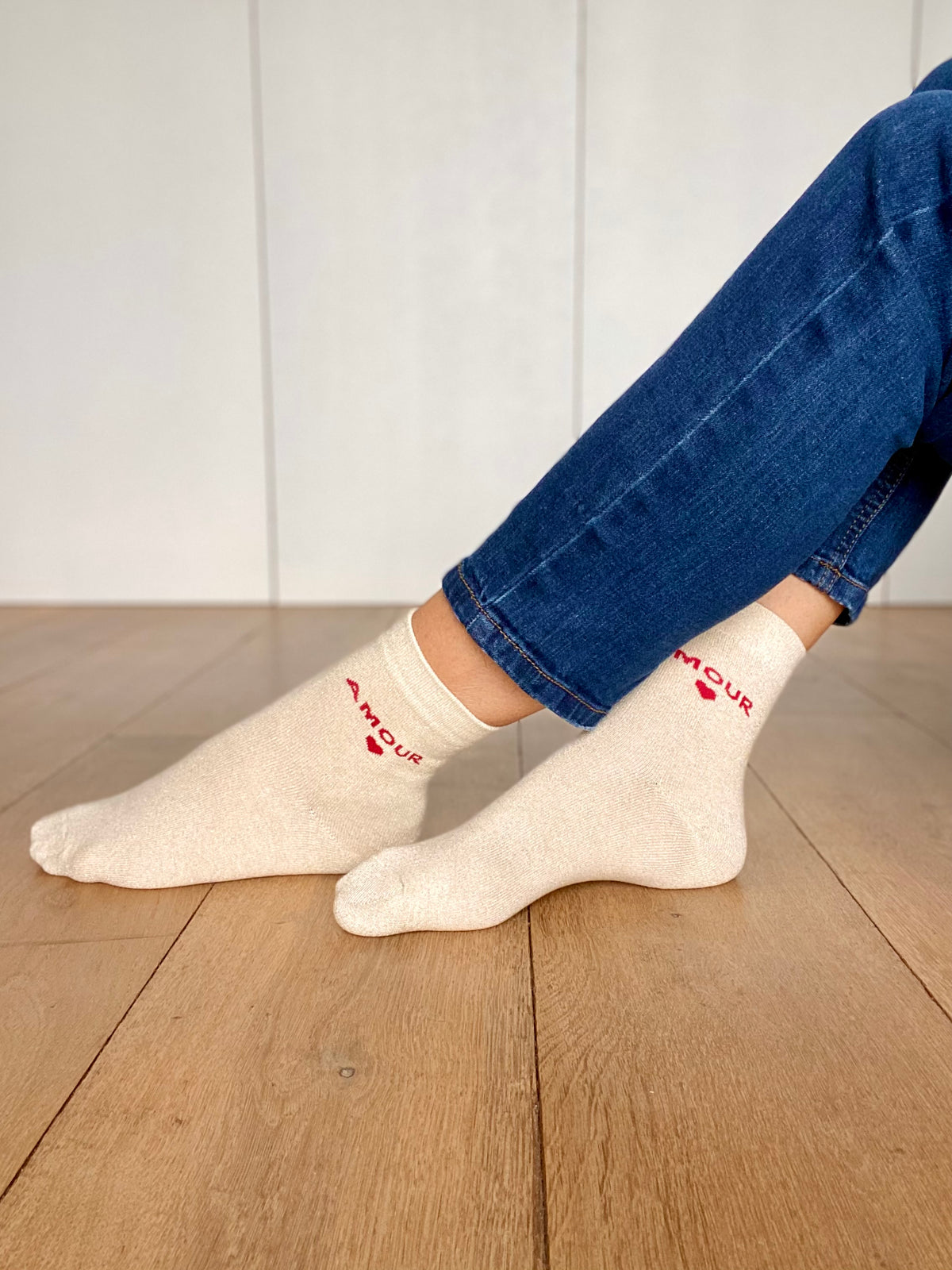 Chaussettes scintillantes glitter ZAHO - Amour • FIN DE SÉRIE