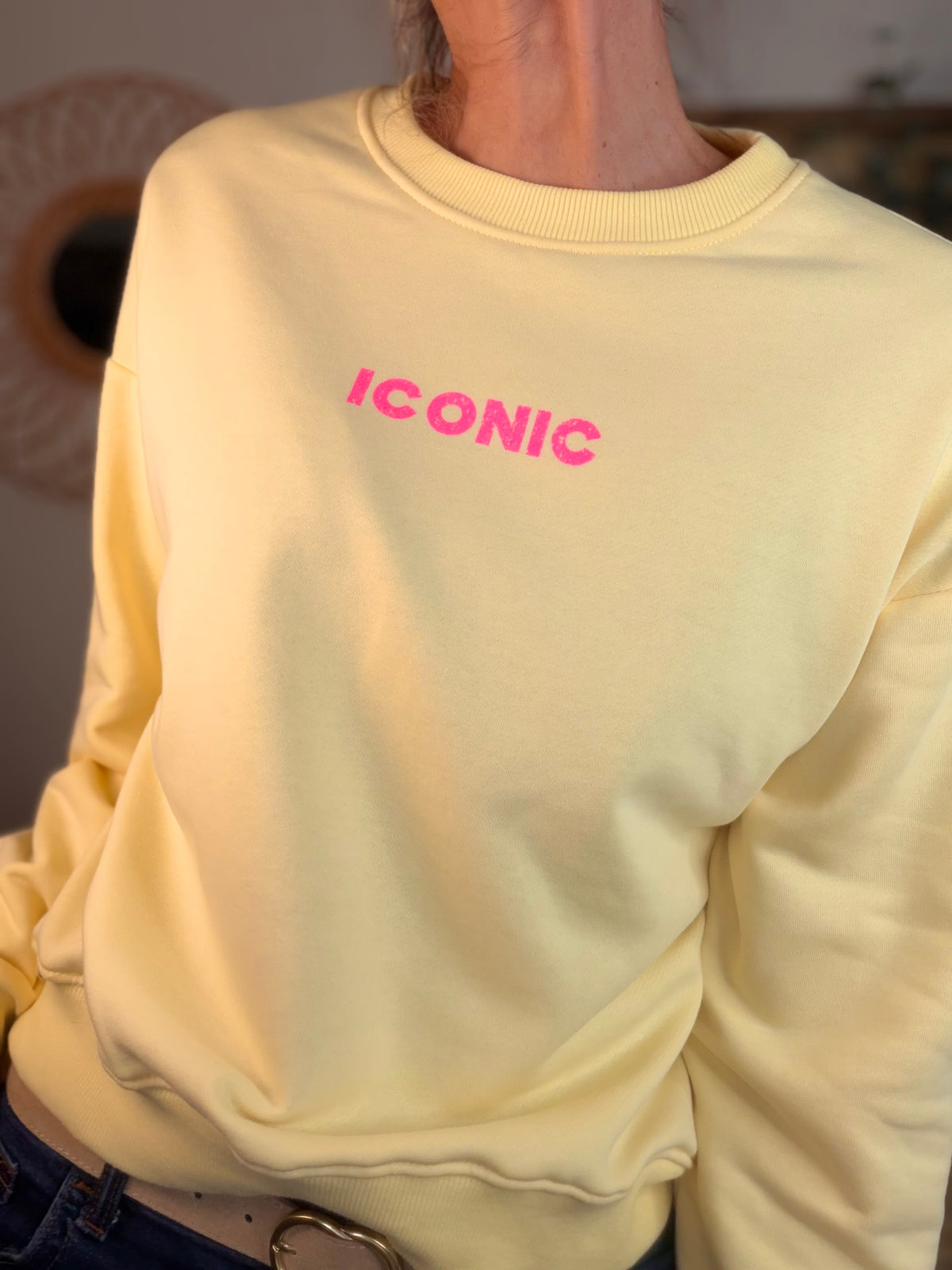 Sweat ICONIC COLINE - Jaune