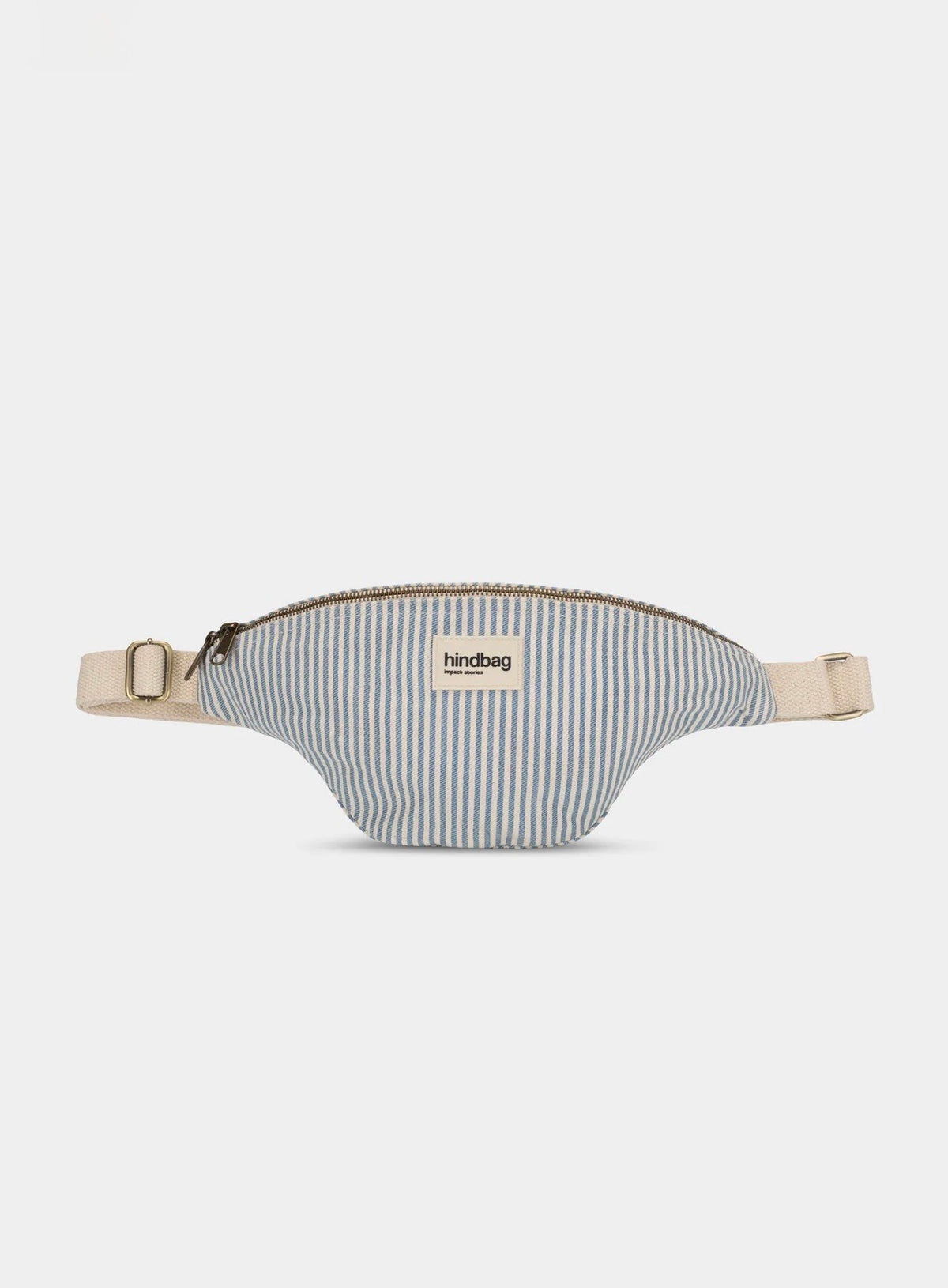 HINDBAG OLIVIA - Sac banane Rayures bleues