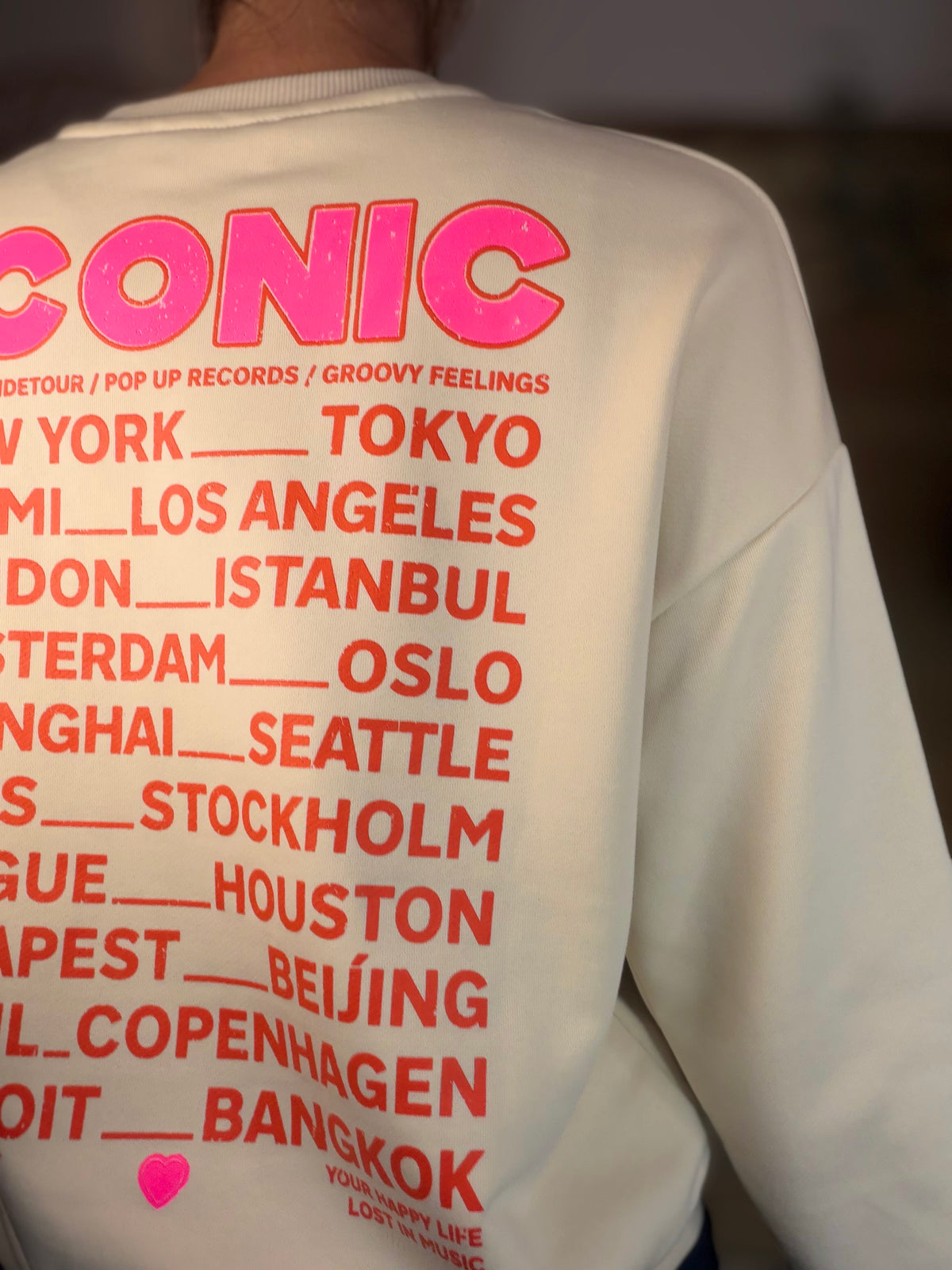 Sweat ICONIC COLINE - Beige clair
