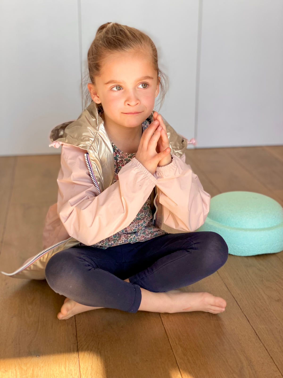 LAURA JO - Imperméable réversible léger GARANCE KIDS enfant (mixte) - Rose / Doré