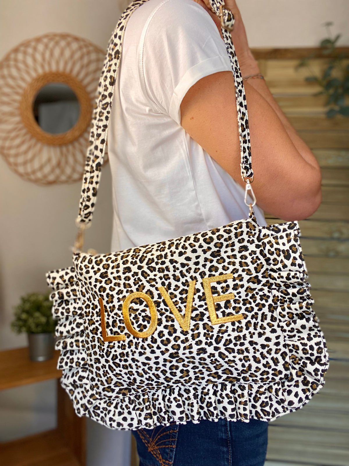 Sac-pochette LOVE (2 coloris)