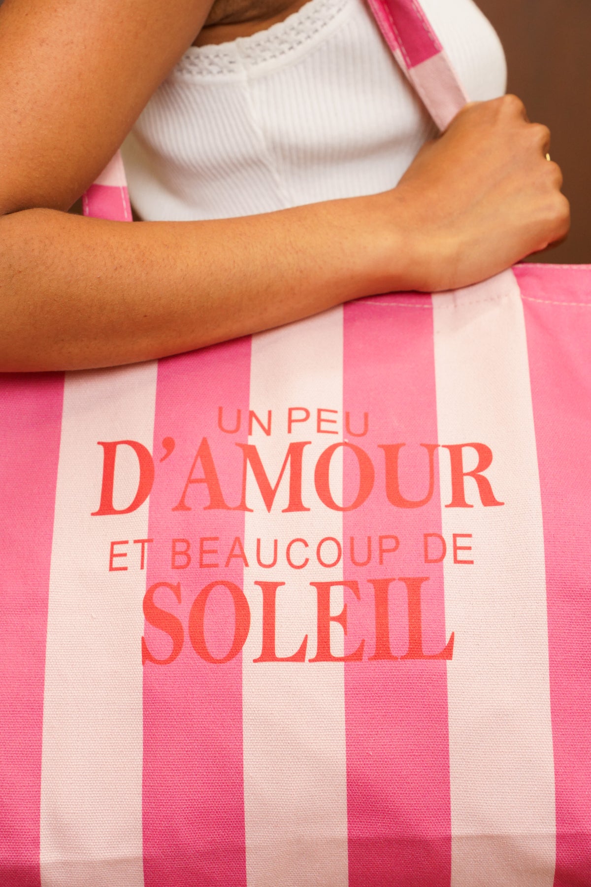 Grand cabas Tote bag Amour / Soleil ELSY
