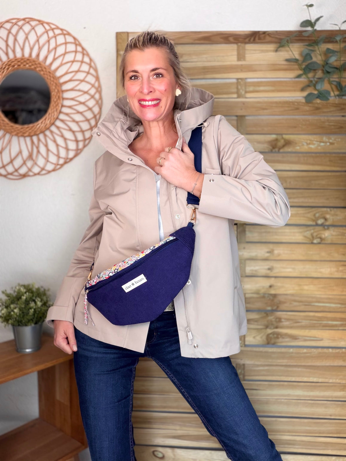 LAURA JO - Imperméable LAURENCE mi-long - Beige • DÉSTOCKAGE