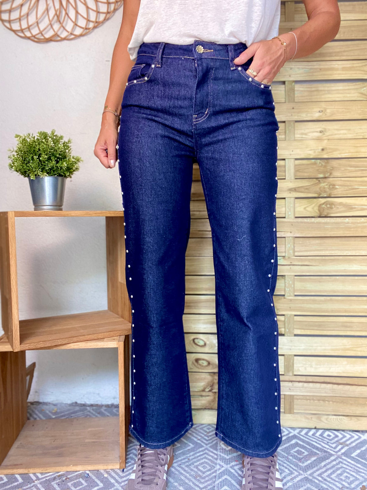 Pantalon Jean brut droit OSCAR - FIN DE SÉRIE