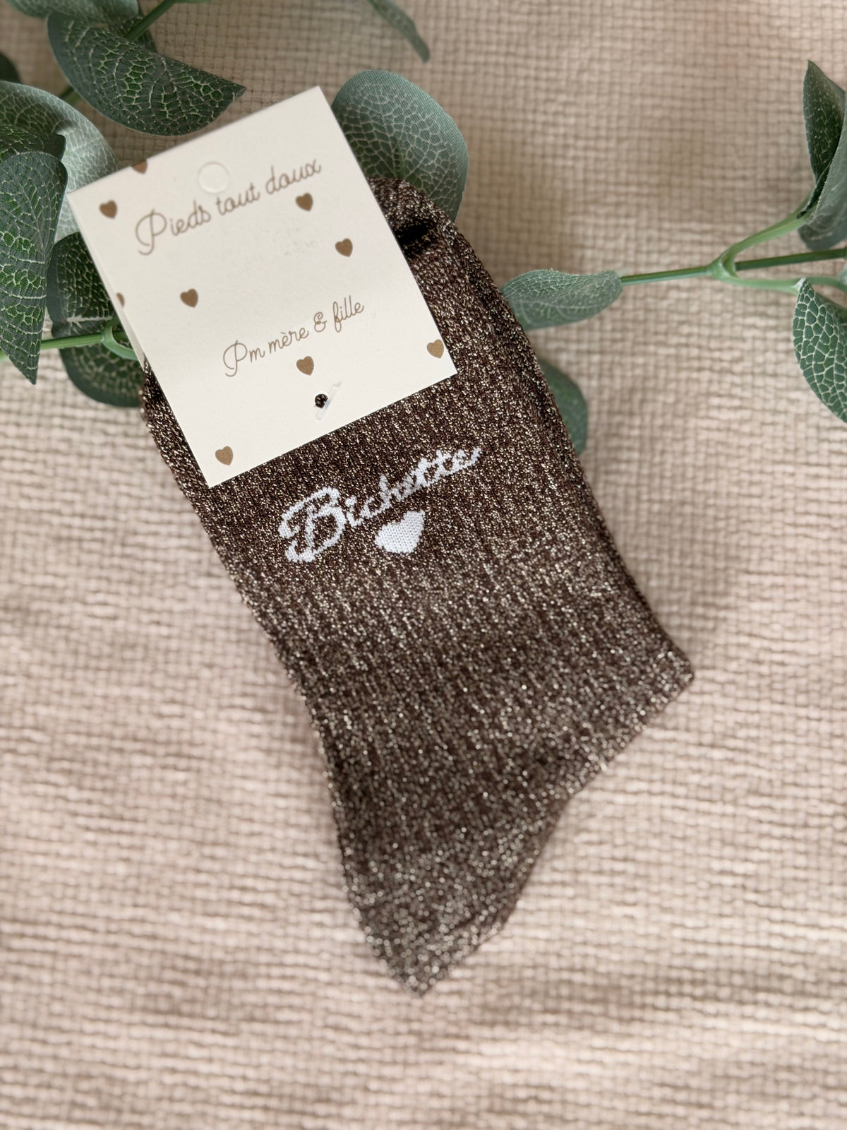 Chaussettes scintillantes glitter ZIA - Bichette • FIN DE SÉRIE
