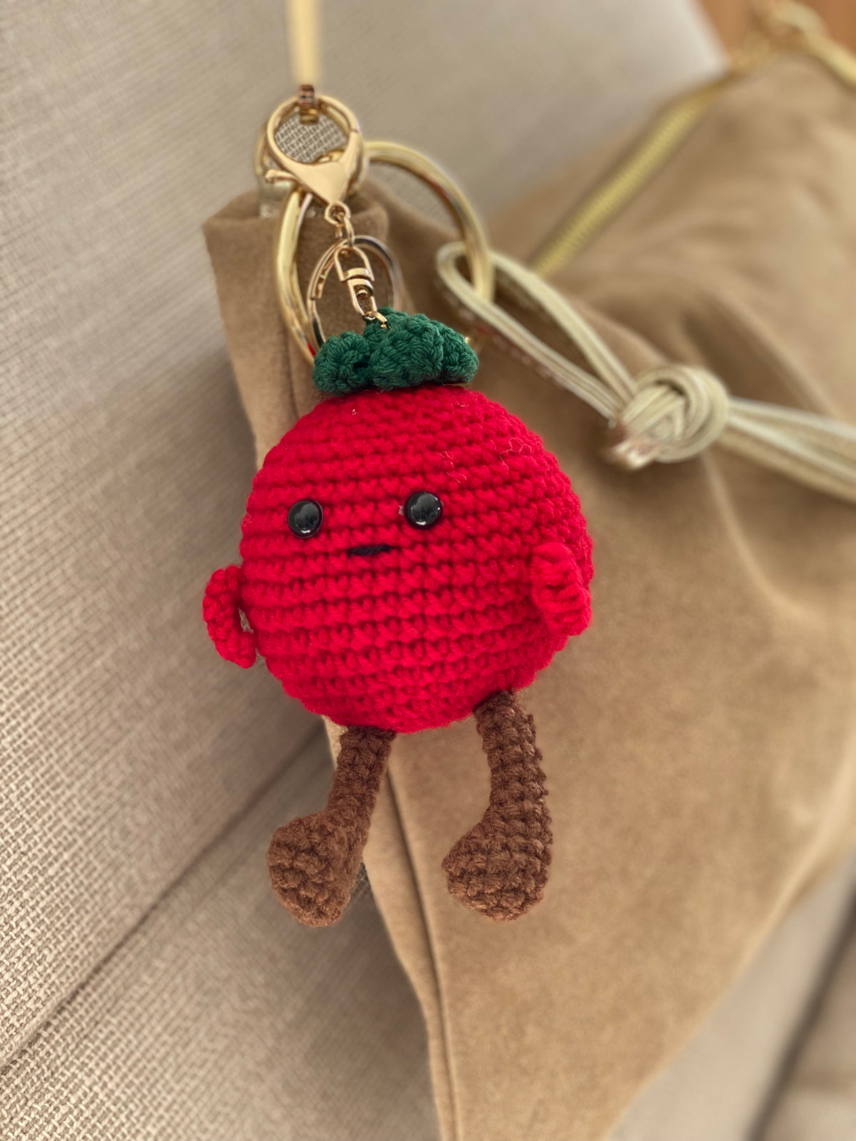 Porte-clefs Grigri en crochet ANATOLE