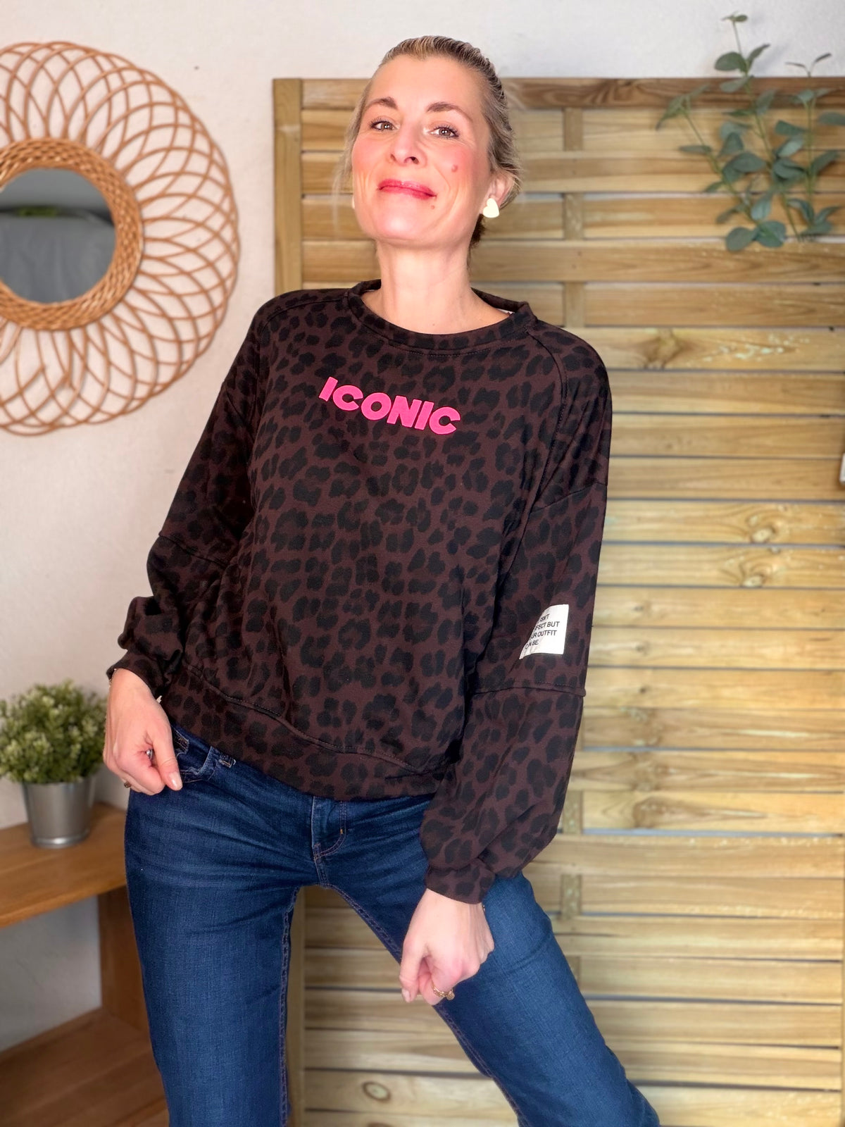 Sweat Léo Choco ICONIC NINON