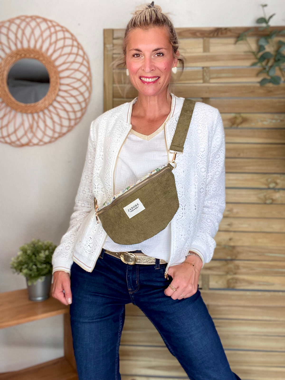 Veste bombers en crochet CLARANCE